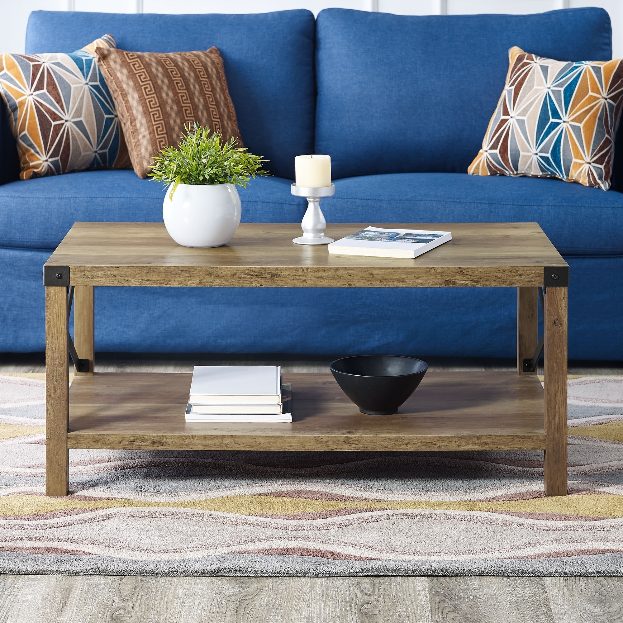 40 Metal X Coffee Table 22 18h On Free 40 Metal X Coffee Table 22 18h On Free Shipping Today 21665712