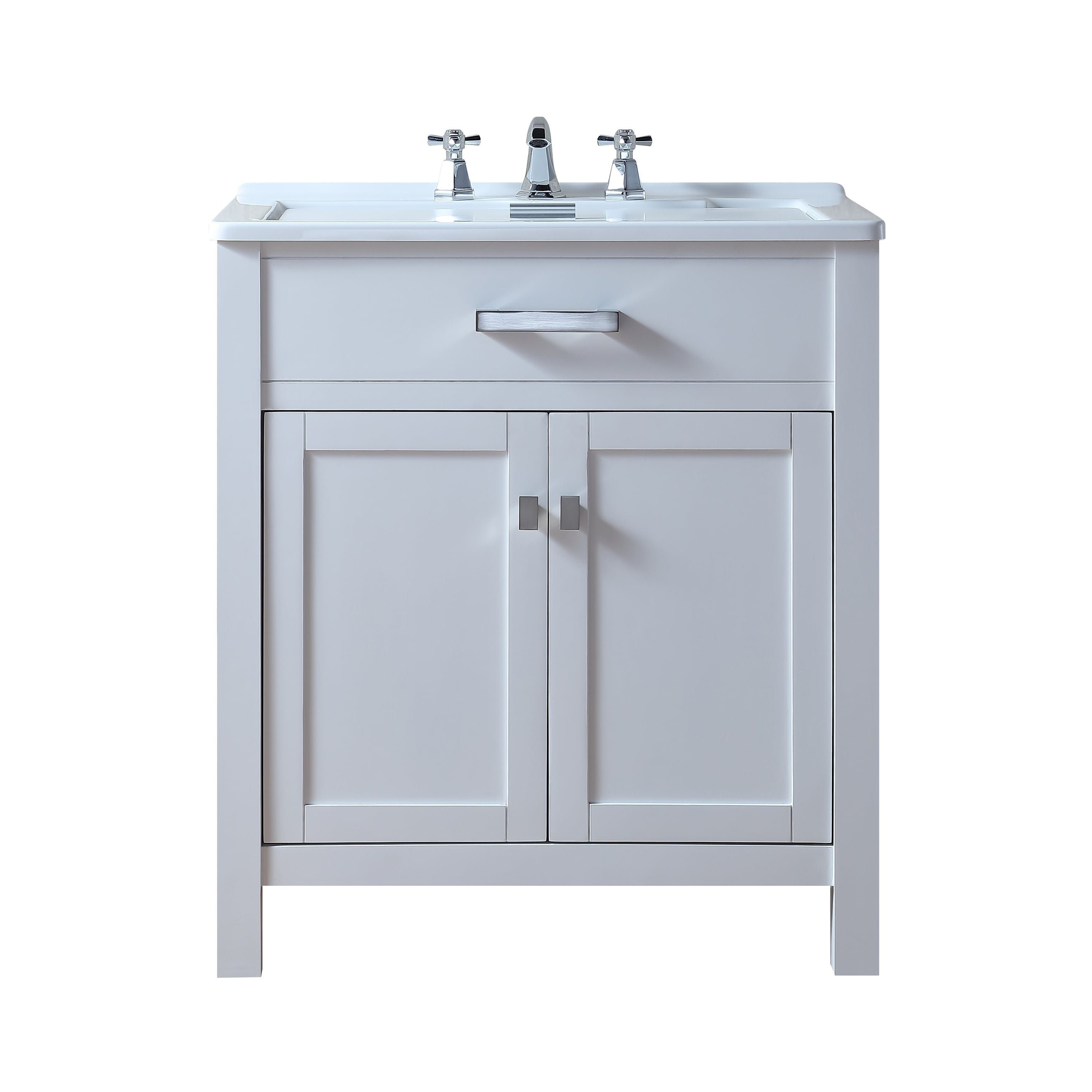 Stufurhome Radiant 30 Inch Laundry Sink Cabinet Free Shipping Stufurhome Radiant 30 Inch Laundry Sink Cabinet