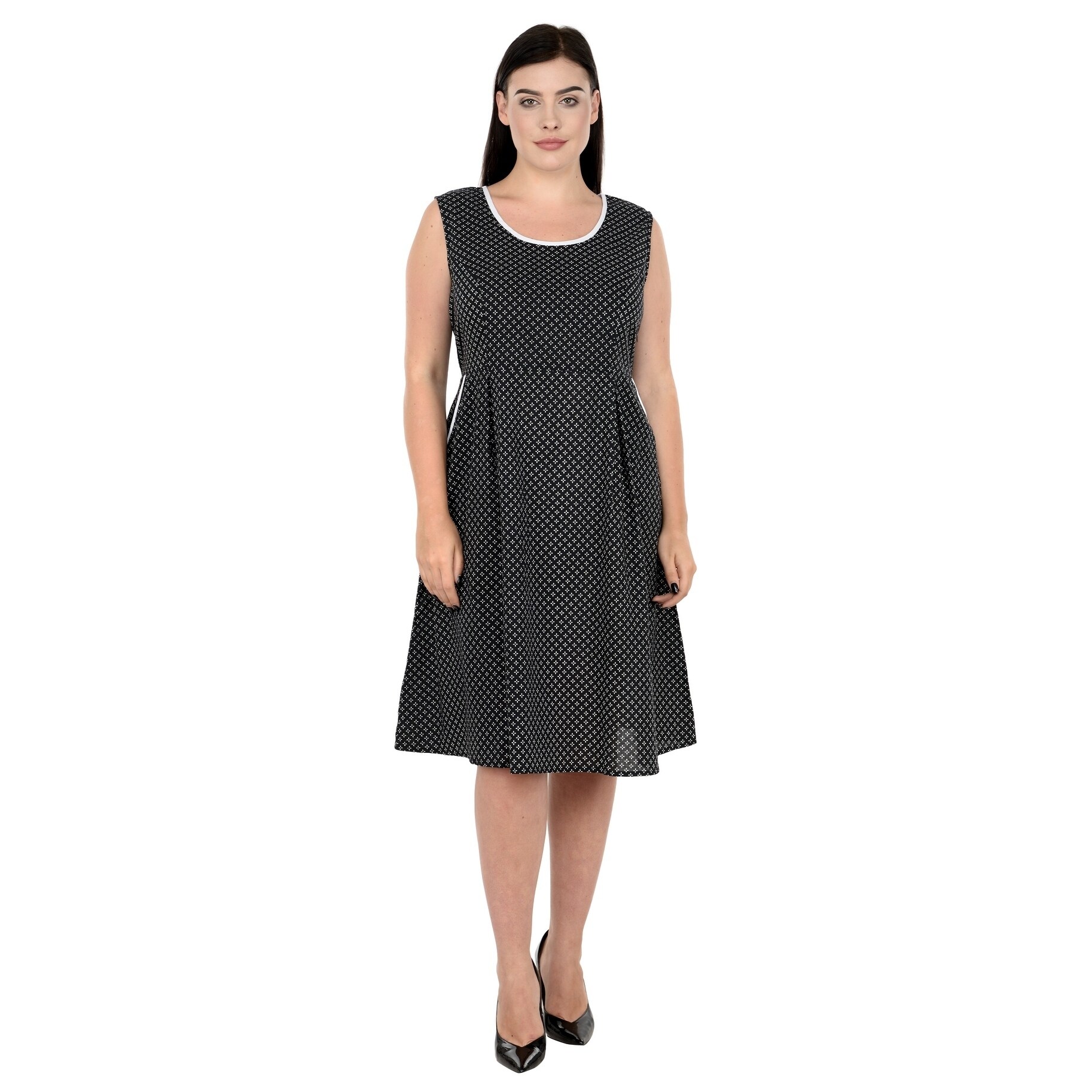 Box Pleated Dress