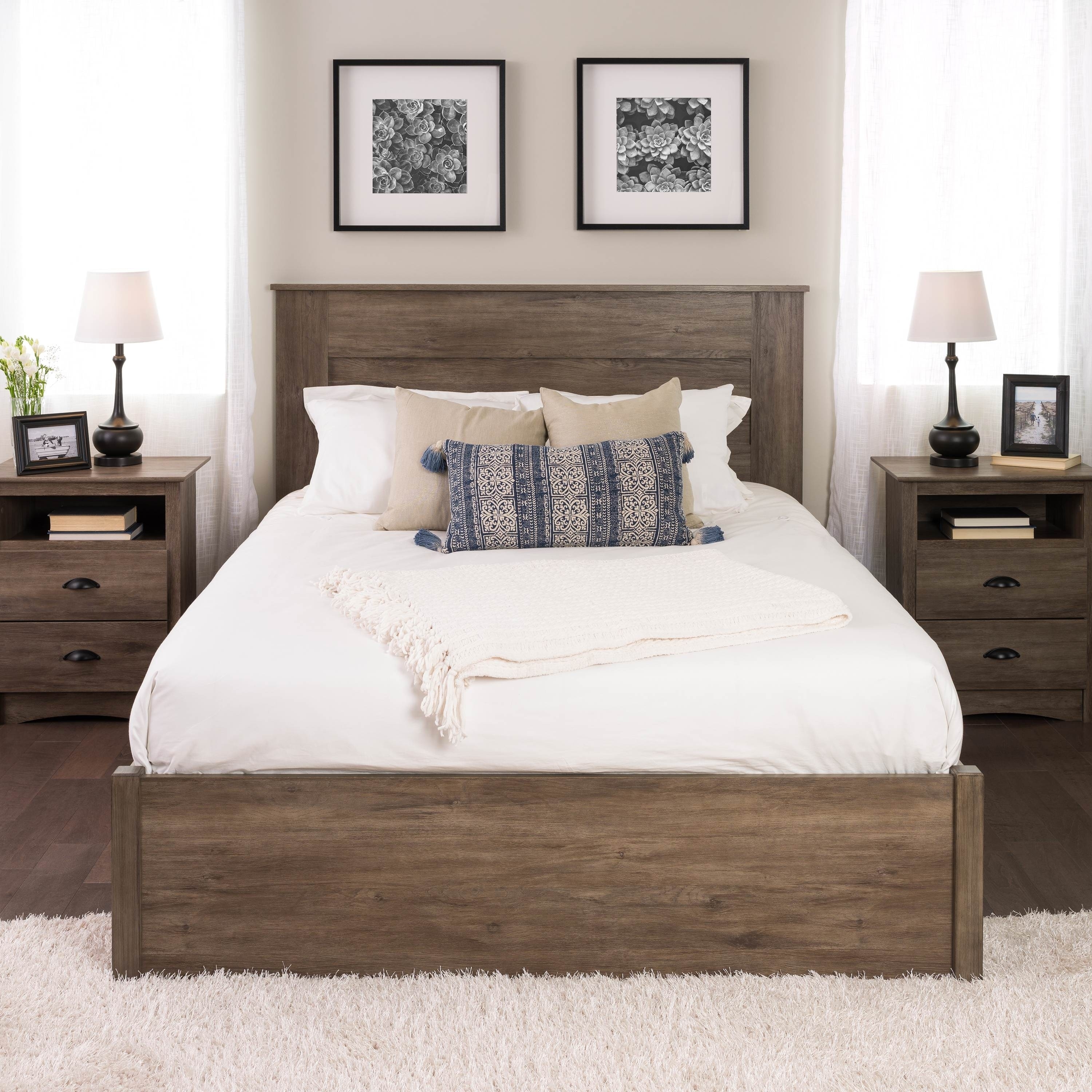 Prepac Queen Flat Panel Headboard, Multiple Finishes Free Shipping Prepac Queen Flat Panel Headboard, Multiple Finishes Free Shipping
