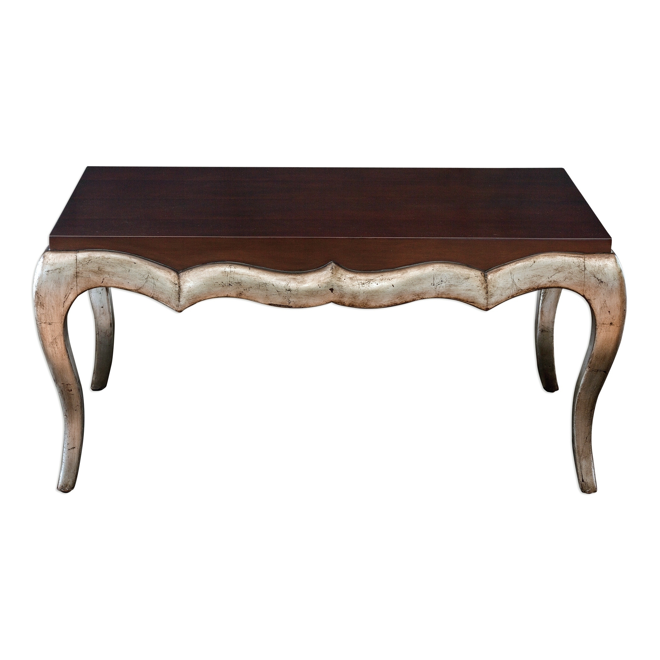 Uttermost Verena Antique Champagne Silver Leaf Coffee Table Uttermost Verena Antique Champagne Silver Leaf Coffee Table Free Shipping Today 22039301