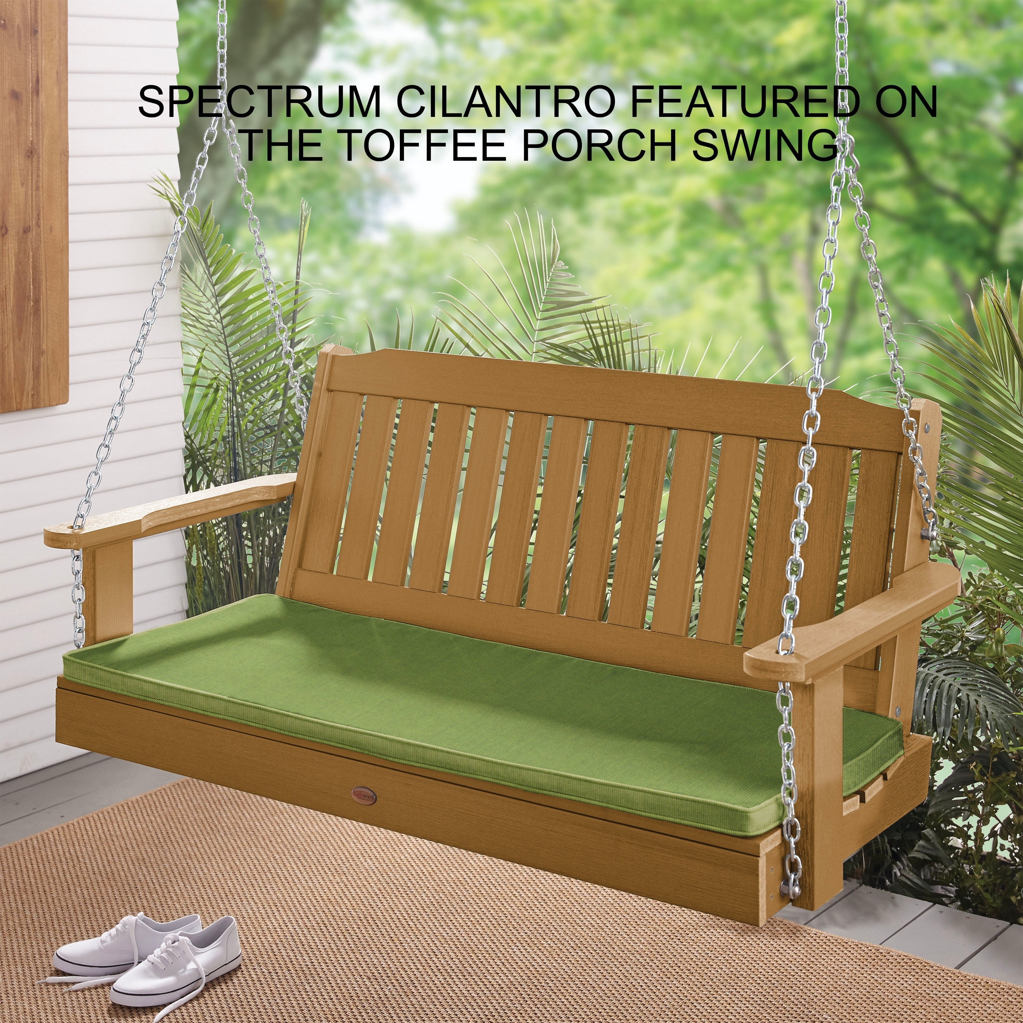 Lehigh Sunbrella Corded Outdoor Porch Swing Cushion 47 In W X Lehigh Sunbrella Corded Outdoor Porch Swing Cushion 47 In W X 18 D Free Shipping Today 22045560