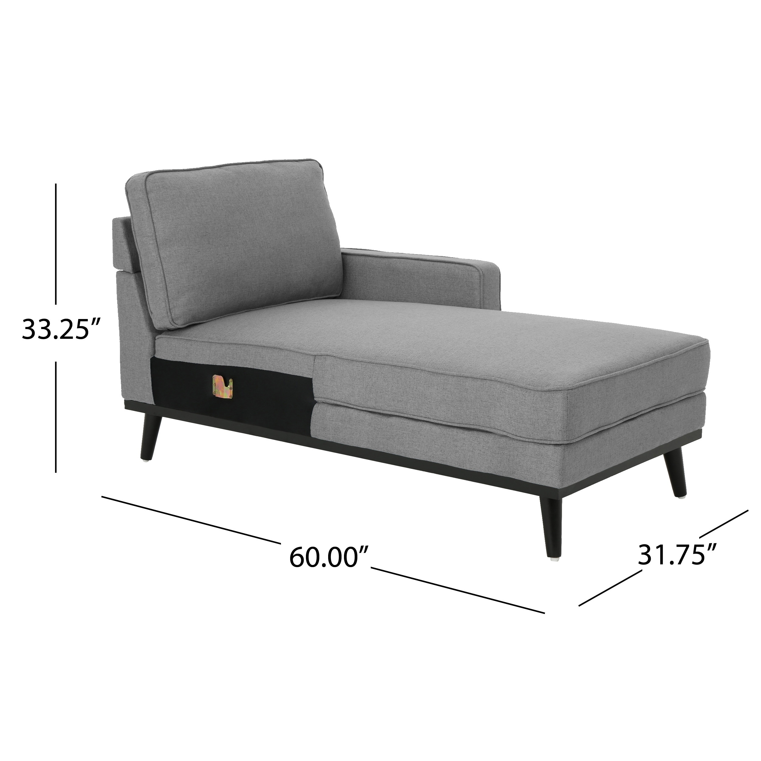 Matilda Mid Century Fabric Chaise Sectional Sofa By Christopher Matilda Mid Century Fabric Chaise Sectional Sofa By Christopher Knight Home Free Shipping Today 22057532