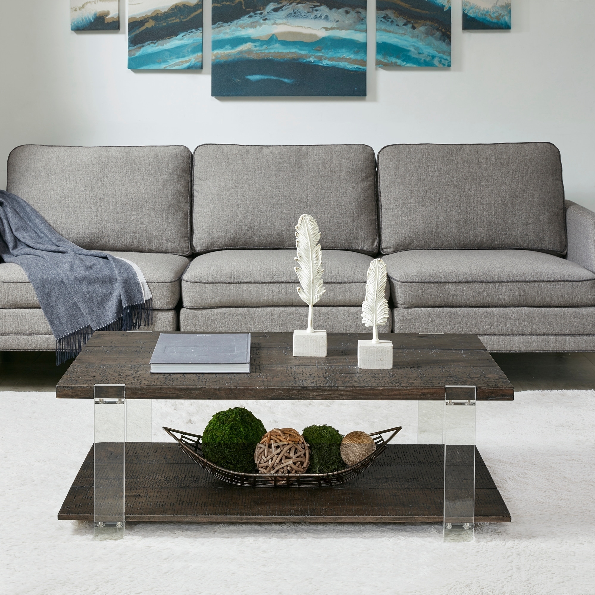 Madison Park Alford Dark Brown Coffee Table Free Shipping Madison Park Alford Dark Brown Coffee Table Free Shipping