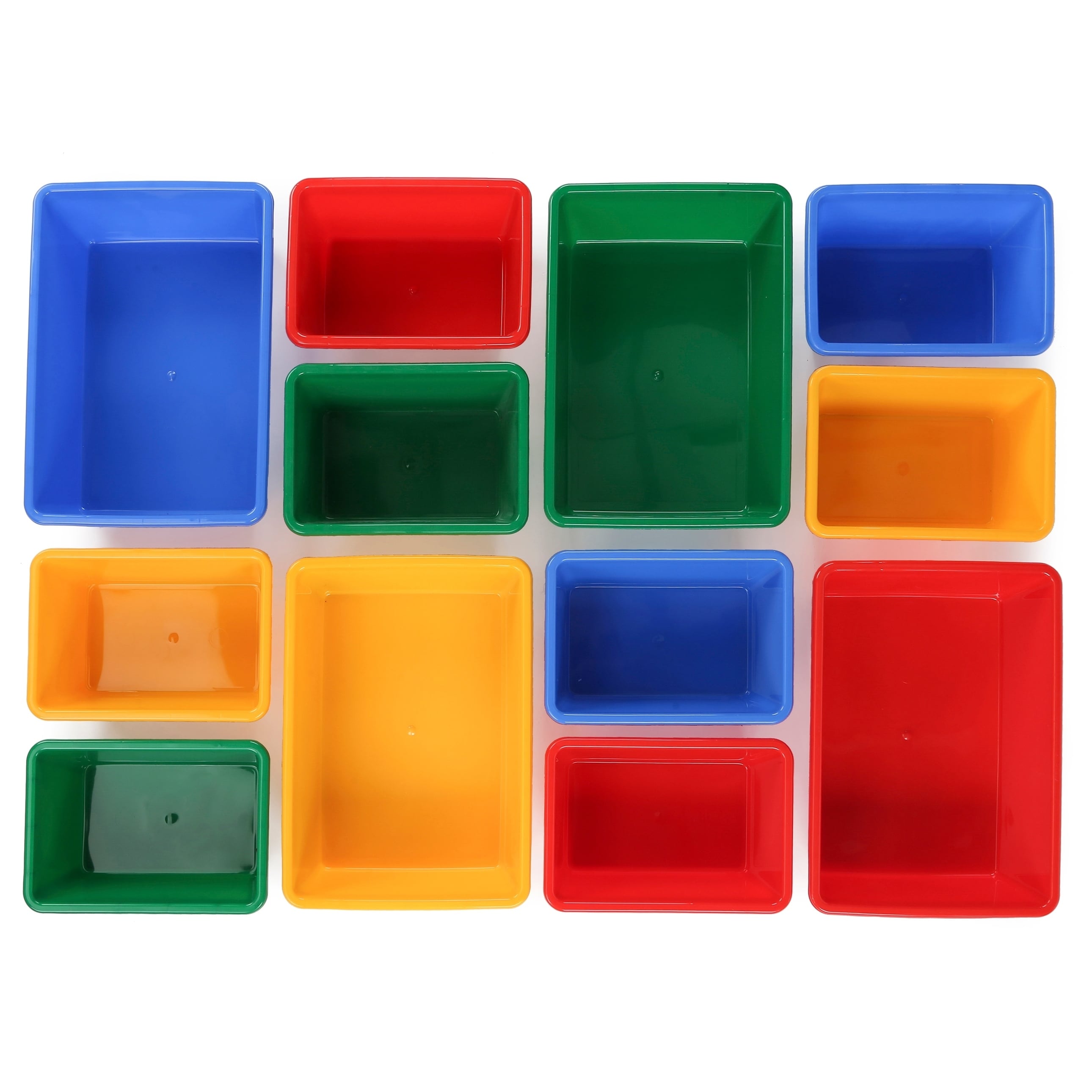 Tot Tutors Kids Wood Toy Storage Organizer With 12 Plastic Tot Tutors Kids Wood Toy Storage Organizer With 12 Plastic