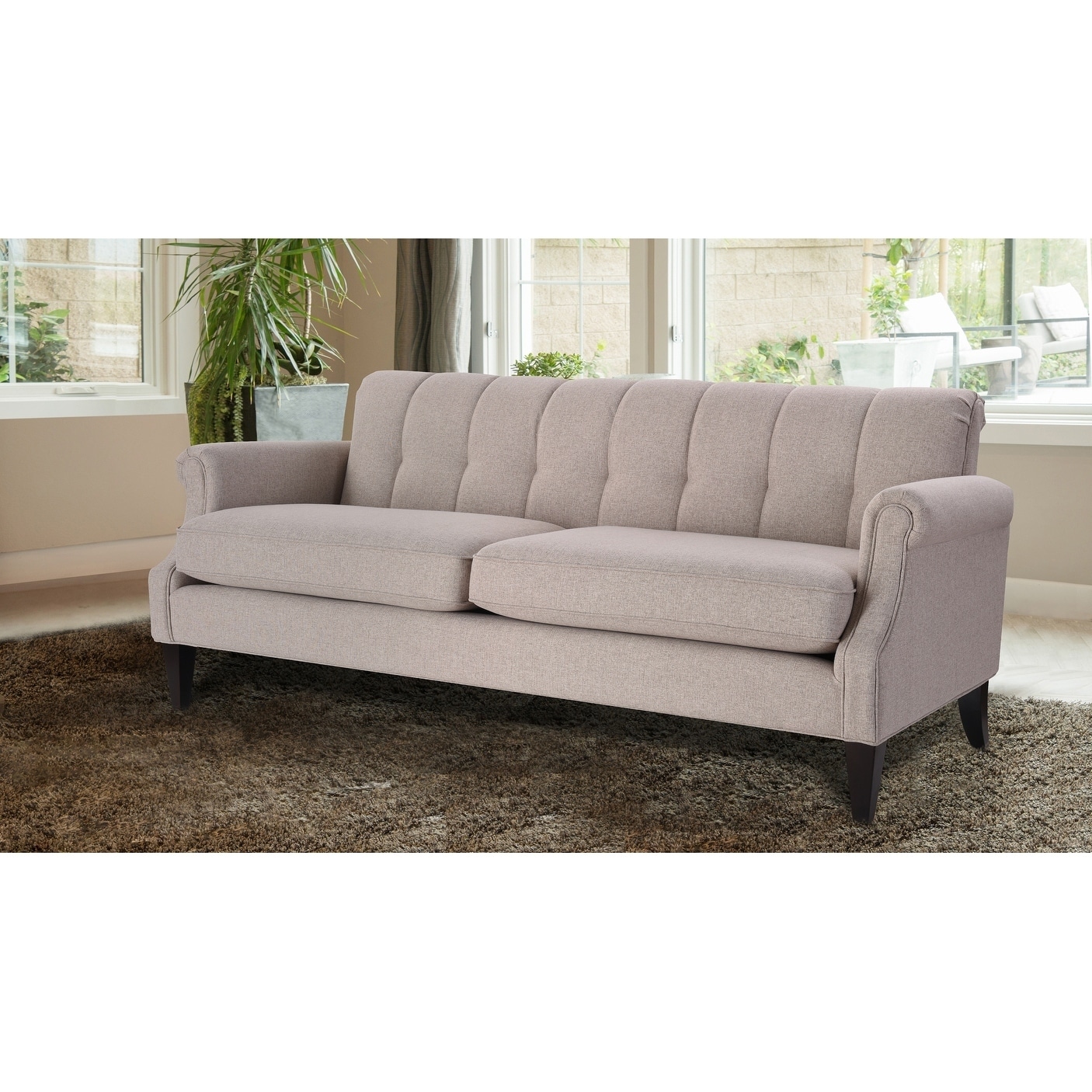 Jennifer Taylor Giotto Channel Tufted Roll Arm Sofa Free Jennifer Taylor Giotto Channel Tufted Roll Arm Sofa Free Shipping Today 22123706