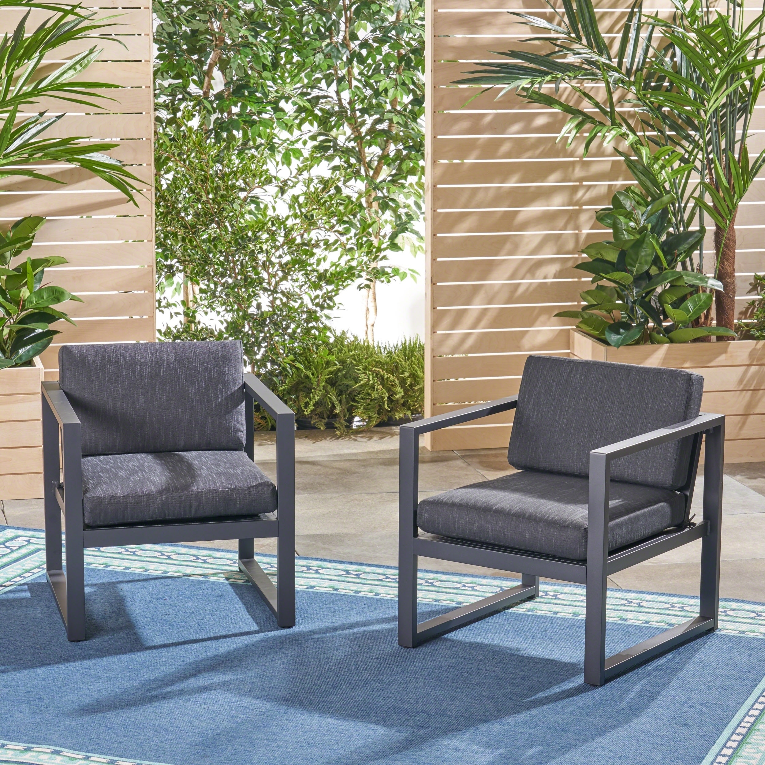 Navan Outdoor Aluminum Club Chairs Set Of 2 By Christopher Navan Outdoor Aluminum Club Chairs Set Of 2 By Christopher Knight Home On Free Shipping Today 22207843