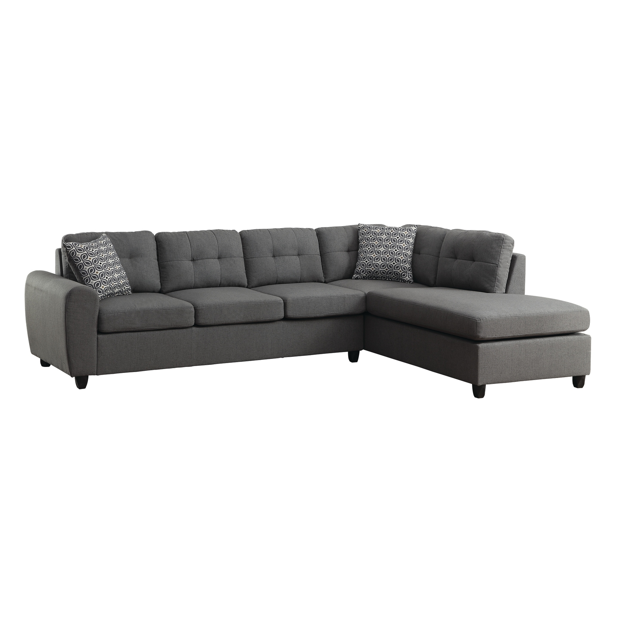 Stonenesse Contemporary Grey Sectional 110 X 79
