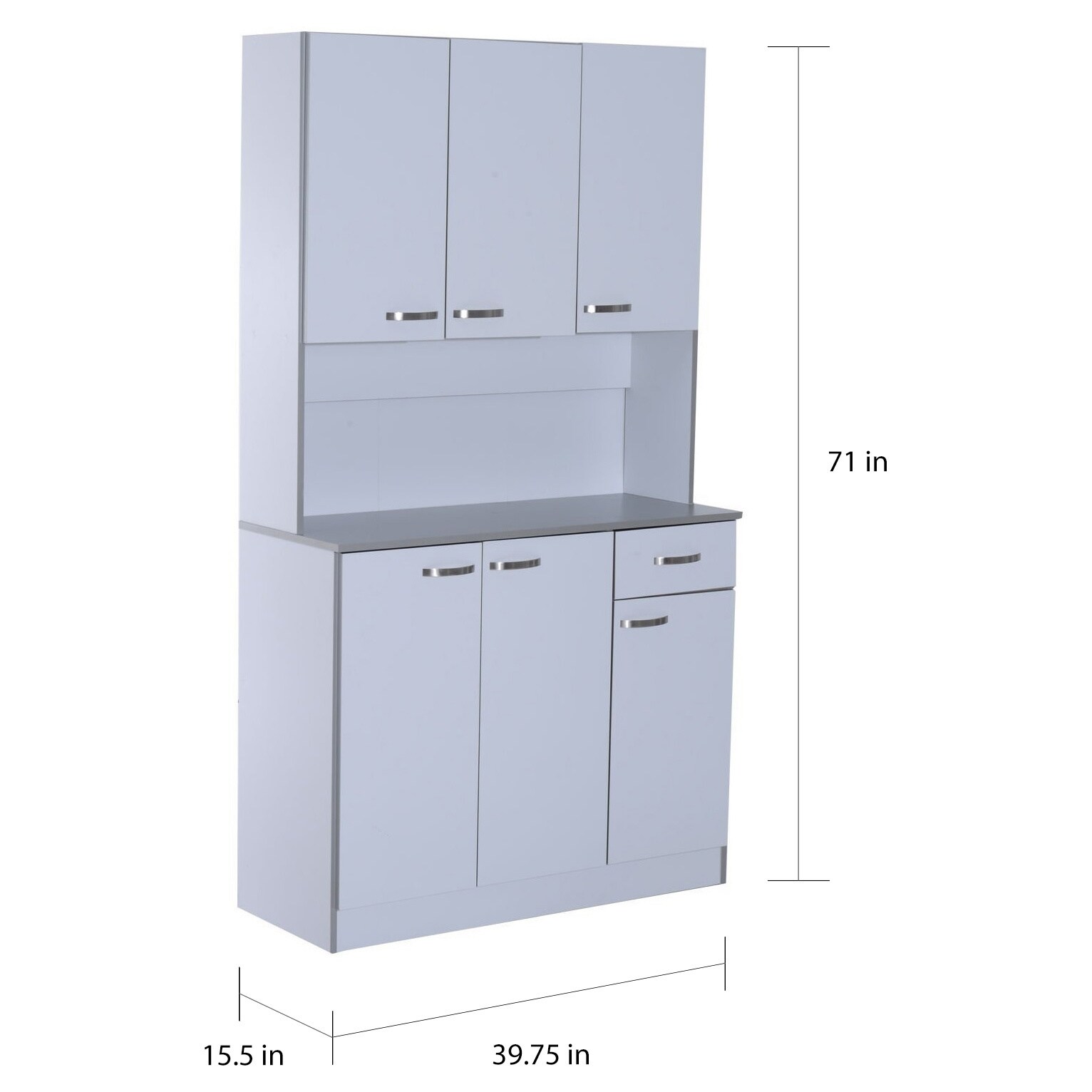 Homcom 71 Microwave Storage Cabinet With Doors And Shelves Homcom 71 Microwave Storage Cabinet With Doors And Shelves White