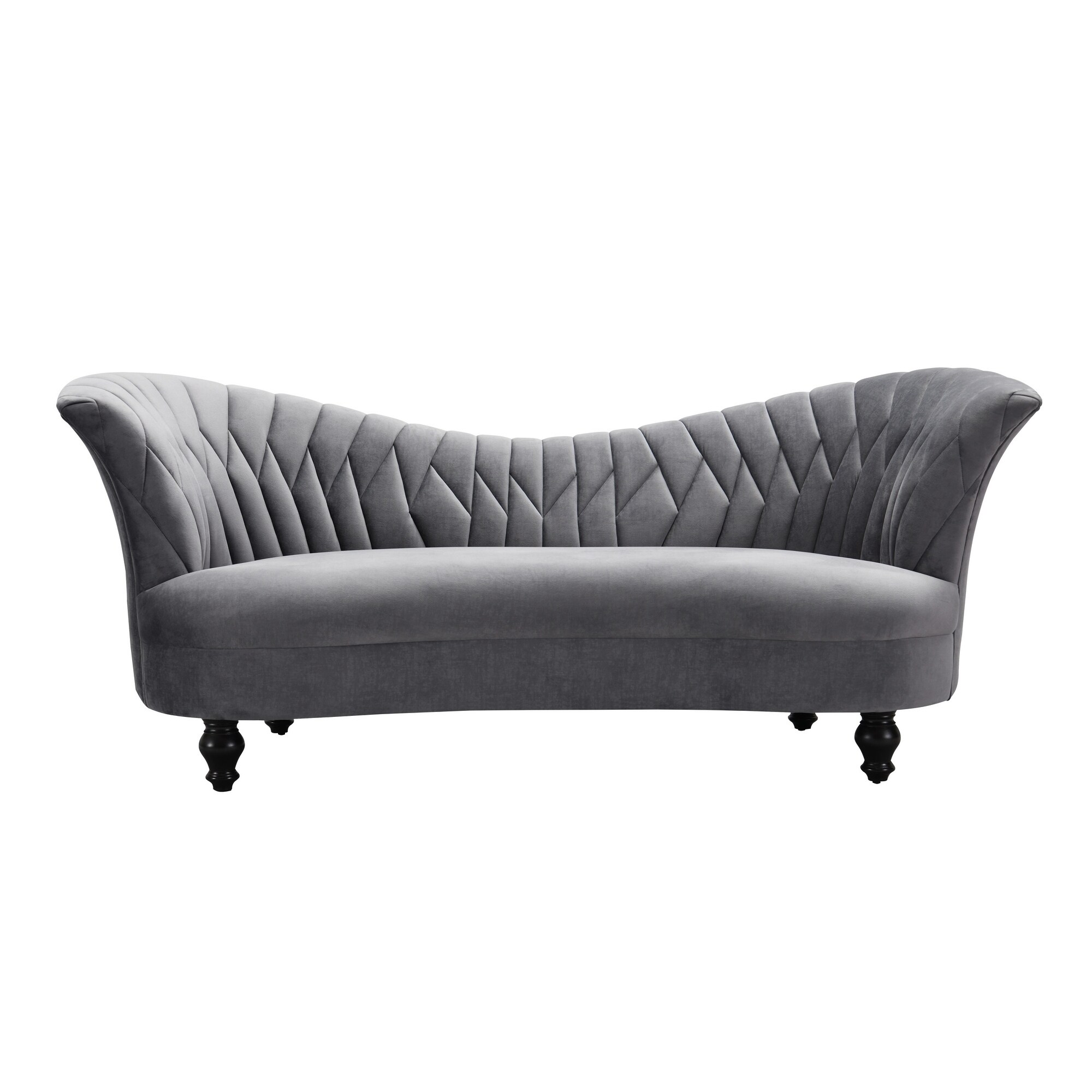 Chic Home Mont Dolent Velvet Upholstered Kidney Sofa On Chic Home Mont Dolent Velvet Upholstered Kidney Sofa On Free Shipping Today 22408025