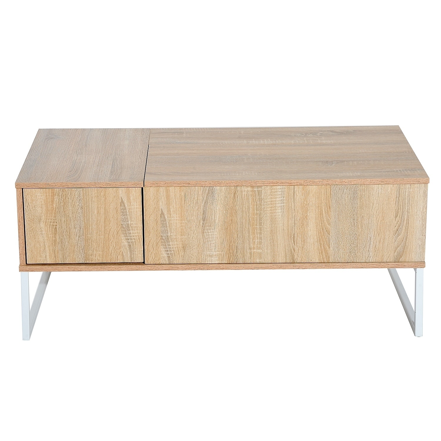 Homcom Golden Woodgrain 43 Inch Modern Lift Top Coffee Table Homcom Golden Woodgrain 43 Inch Modern Lift Top Coffee Table Desk With Hidden Storage And Drawer Free Shipping Today 22468289