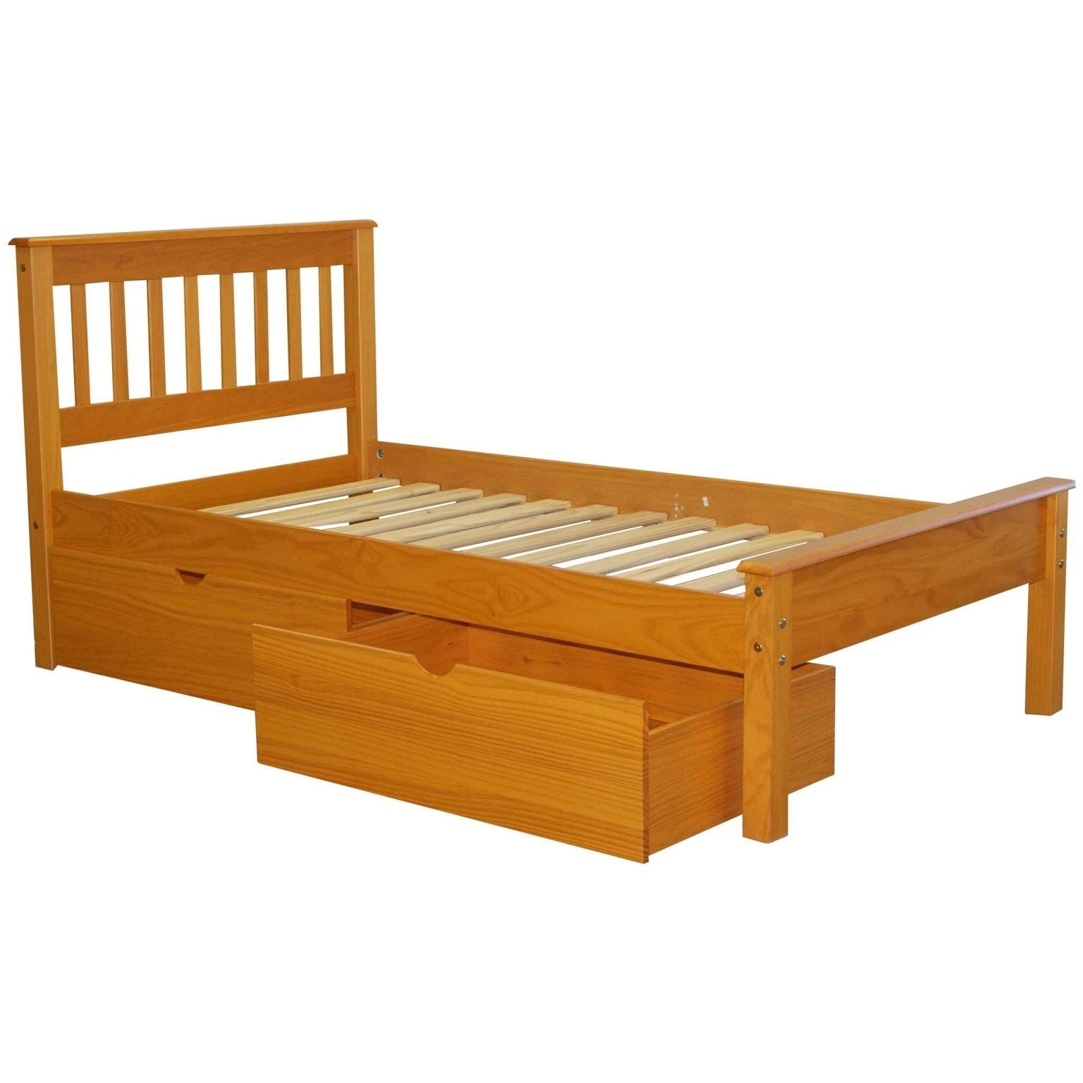Bedz King Mission Style Twin Bed Honey Free Shipping Today Bedz King Mission Style Twin Bed Honey Free Shipping Today 28146868