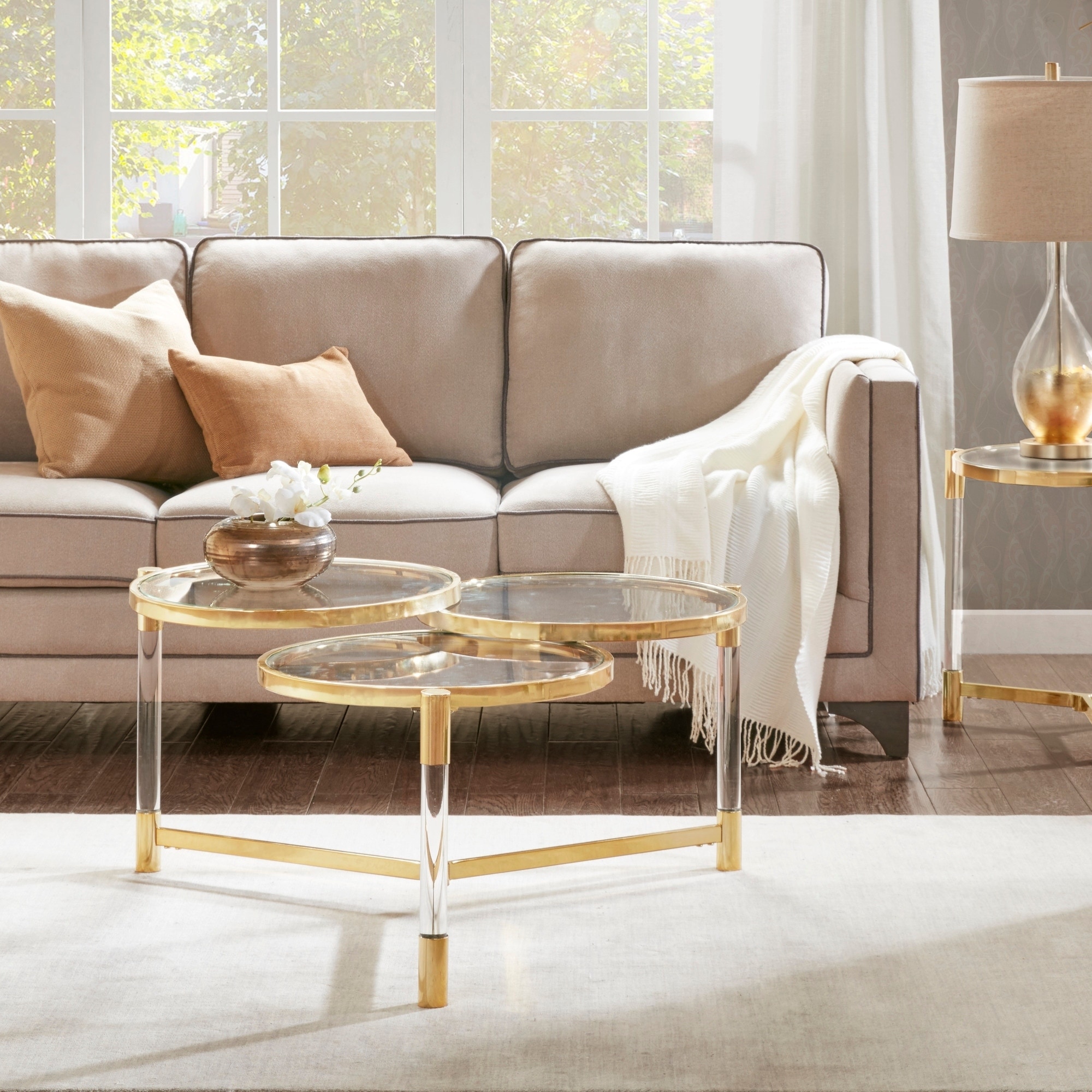 Madison Park Bartow Gold Coffee Table Free Shipping Today Madison Park Bartow Gold Coffee Table