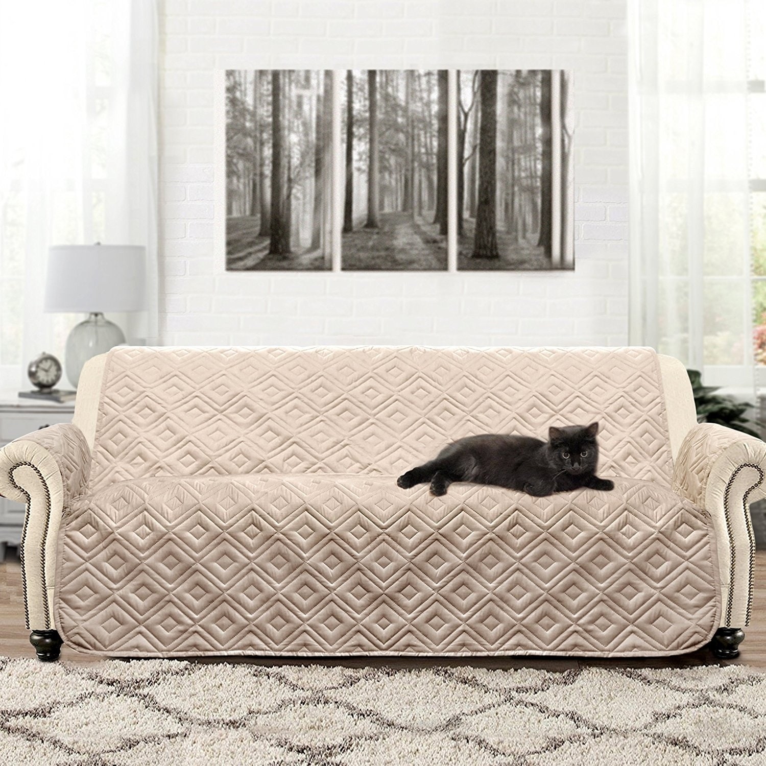 Driftaway Marley 100 Waterproof Quilted Machine Washable Sofa Driftaway Marley 100 Waterproof Quilted Machine Washable Sofa Furniture Protector On Free Shipping Today 22575582