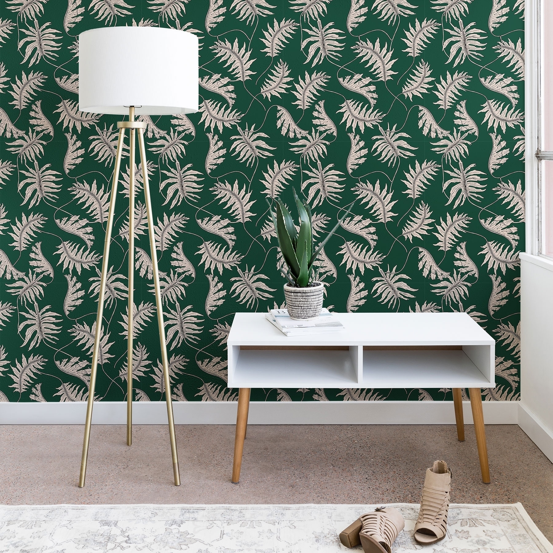 Holli Zollinger Urban Jungle Palm Wallpaper Overstock 22579519