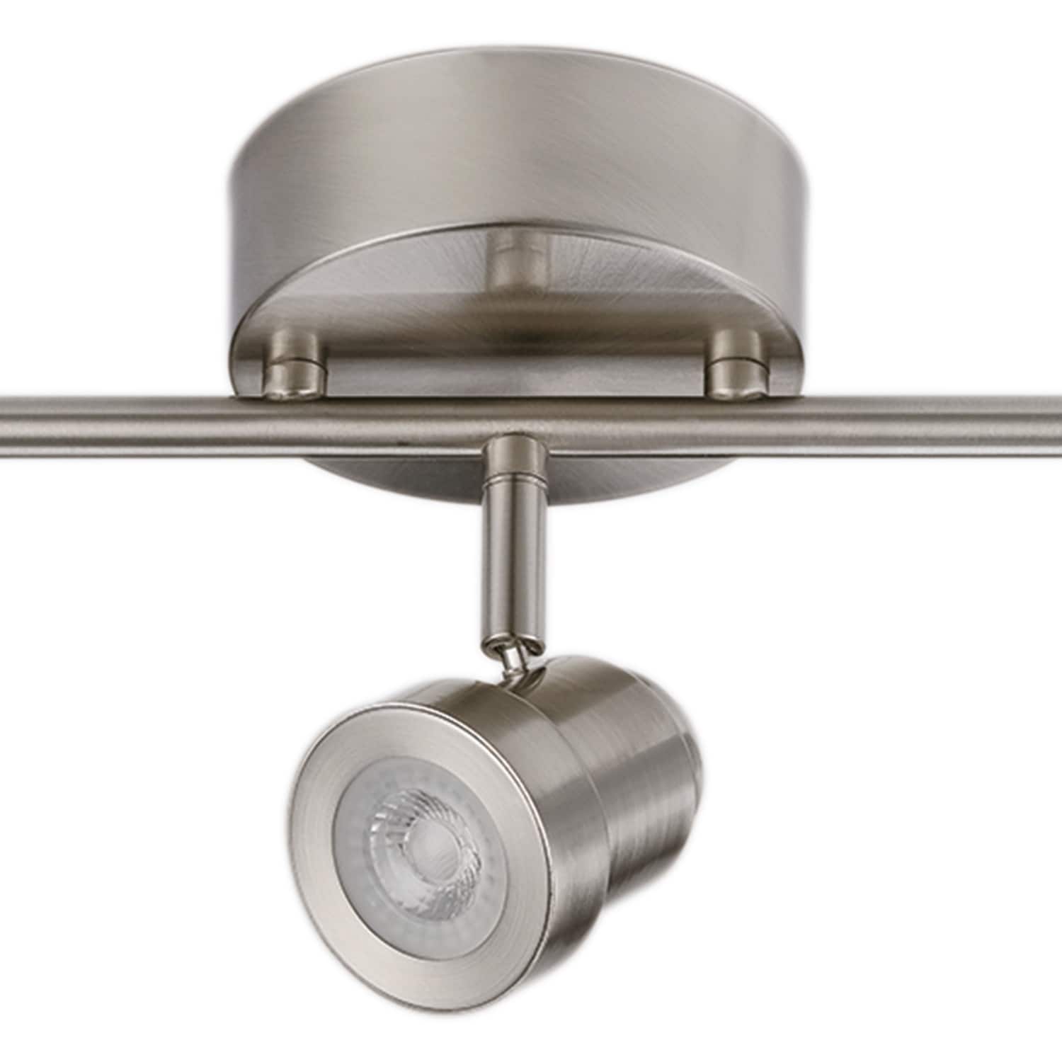 Hunter 3 Light Integrated Led Track Lighting Brushed Nickel Hunter 3 Light Integrated Led Track Lighting Brushed Nickel Free Shipping Today 22591935