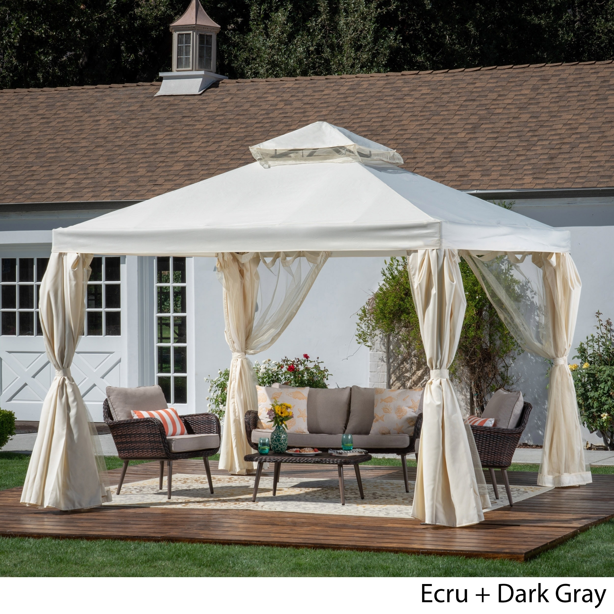 Arizona Outdoor 10 By Water Resistant Fabric And Steel Arizona Outdoor 10 By Water Resistant Fabric And Steel Gazebo Christopher Knight Home On Free Shipping Today 22632274