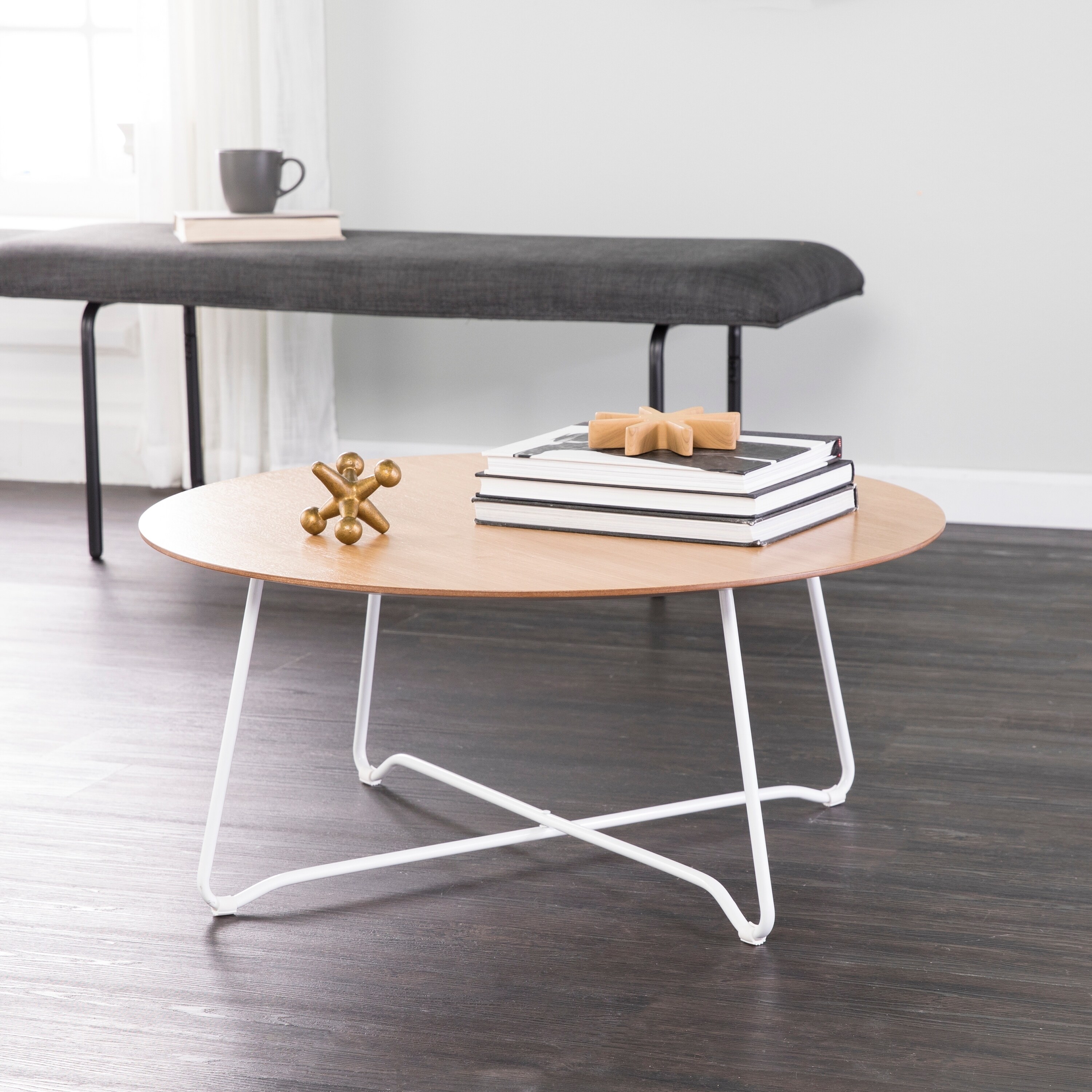Holly Martin Kacheri Round Scandinavian Style Coffee Table Holly Martin Kacheri Round Scandinavian Style Coffee Table Free Shipping Today 22676433