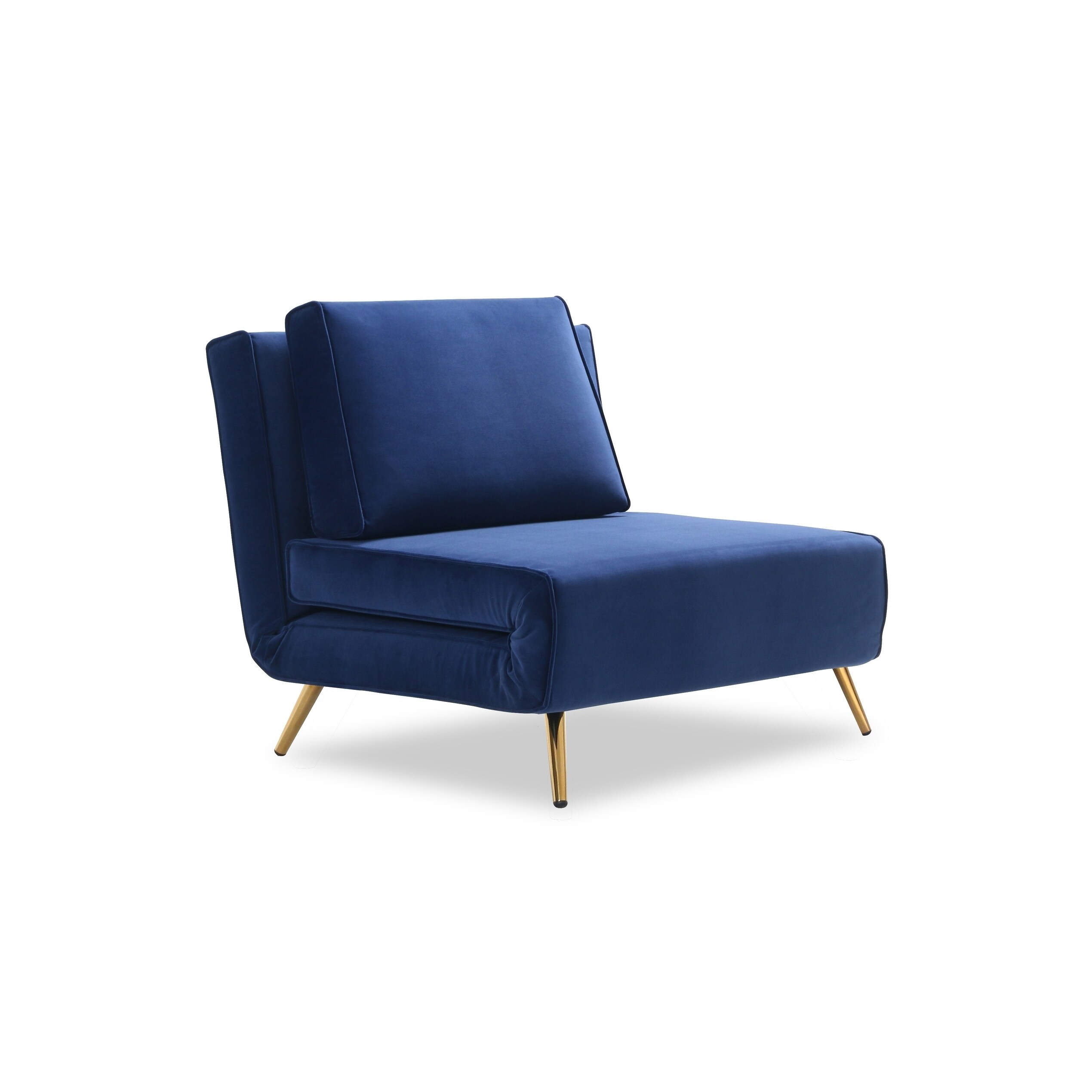 J M Julius Royal Blue Microfiber Single Sofa Bed Free J M Julius Royal Blue Microfiber Single Sofa Bed