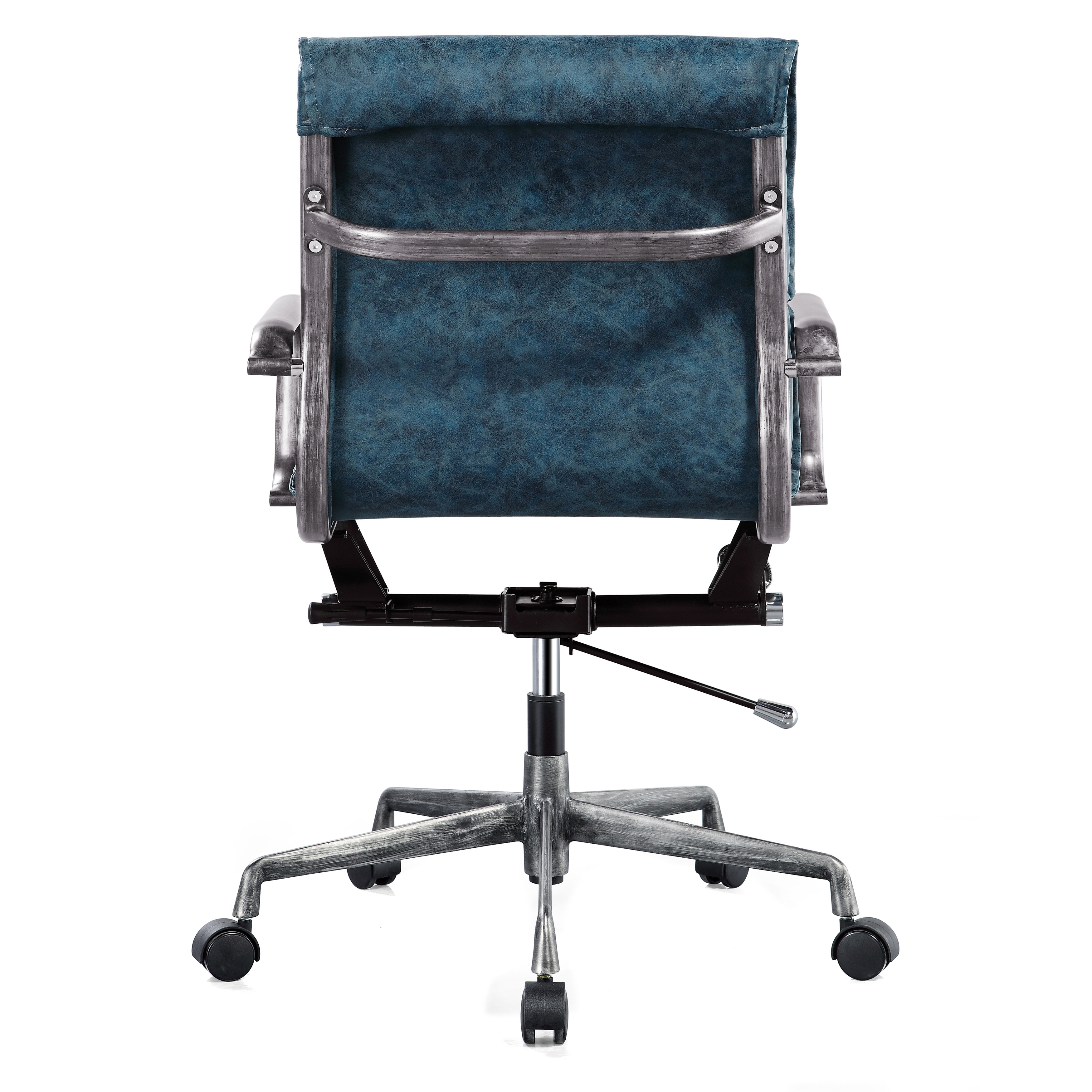 shop m330 padded vegan leather office chair, distressed - on sale