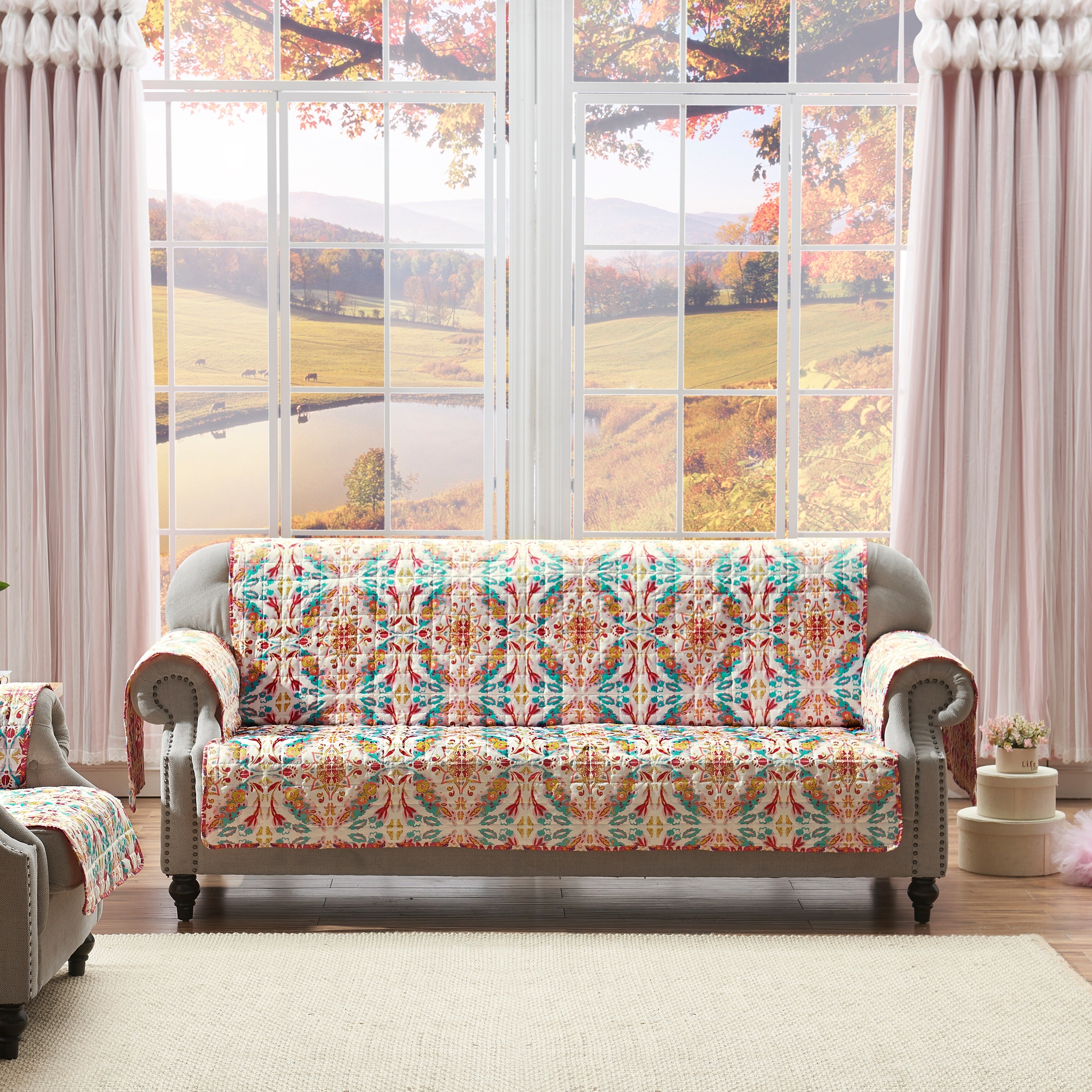 Greenland Home Joanna S Garden Sofa Protector
