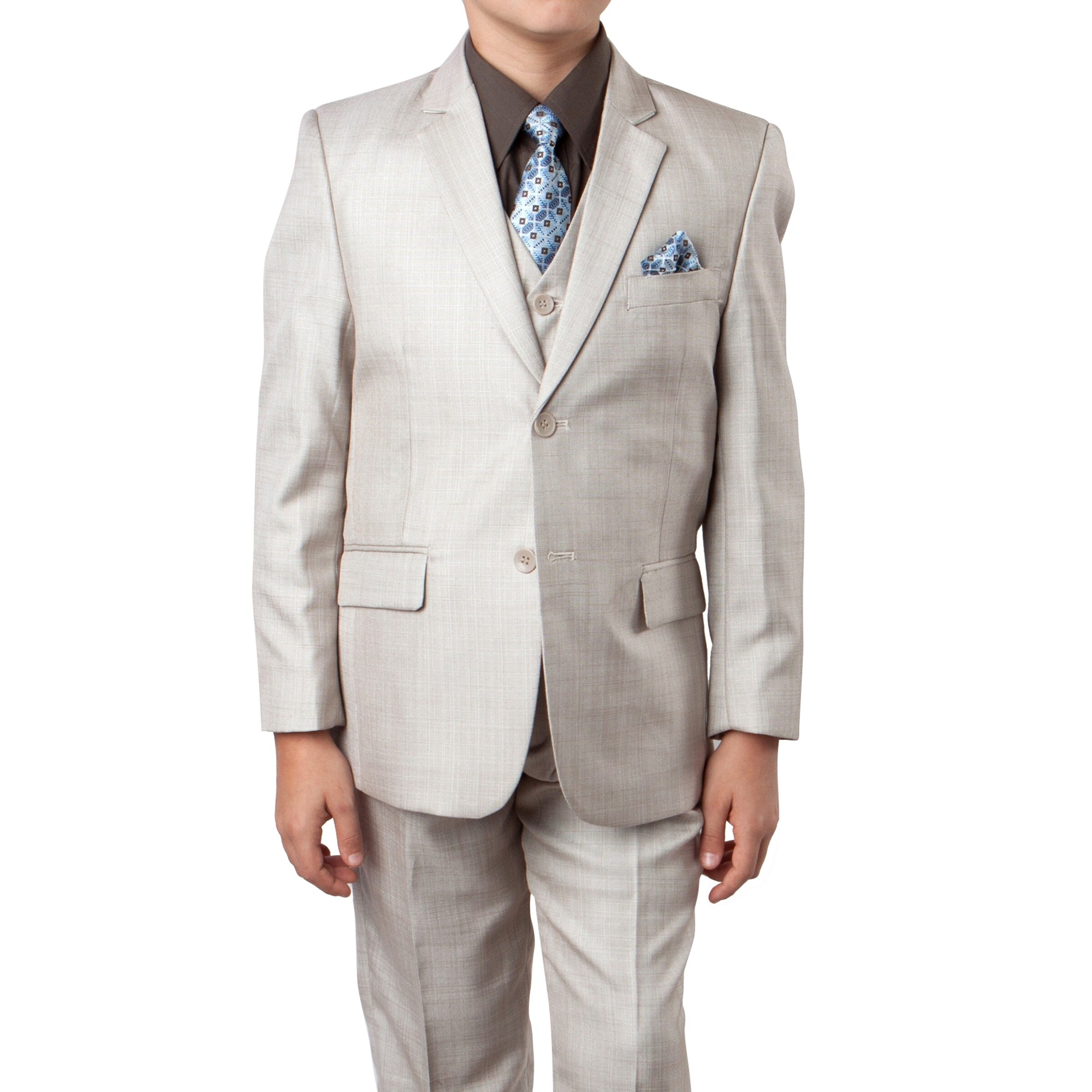 boys beige suit