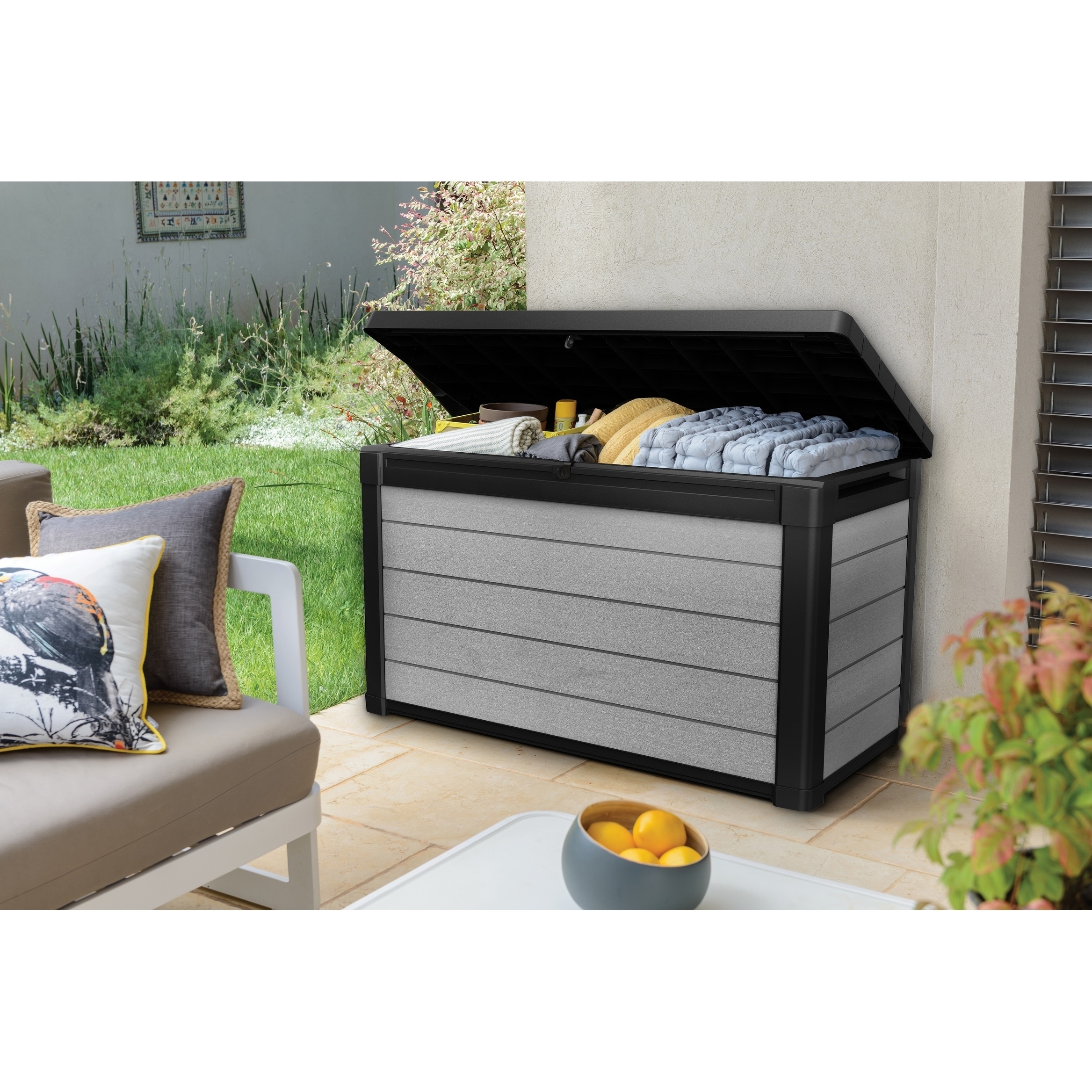 Keter Denali Duotech 100 Gallon Plastic Resin Deck Box Free Keter Denali Duotech 100 Gallon Plastic Resin Deck Box Free Shipping Today 22814508