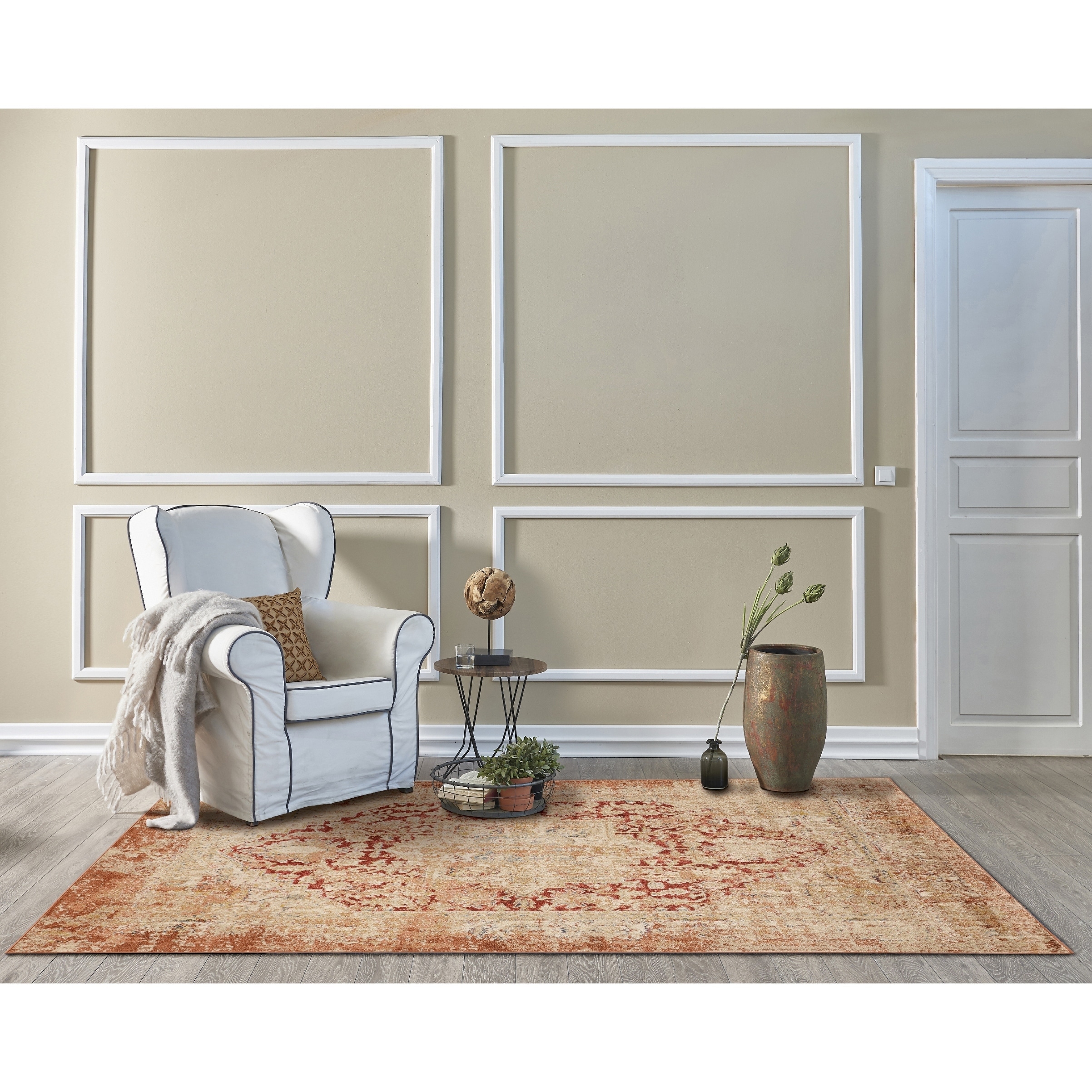 Kas Manor E Distressed Jerome Rug 10 X 14 On Kas Manor E Distressed Jerome Rug 10 X 14 On Free Shipping Today 22824568