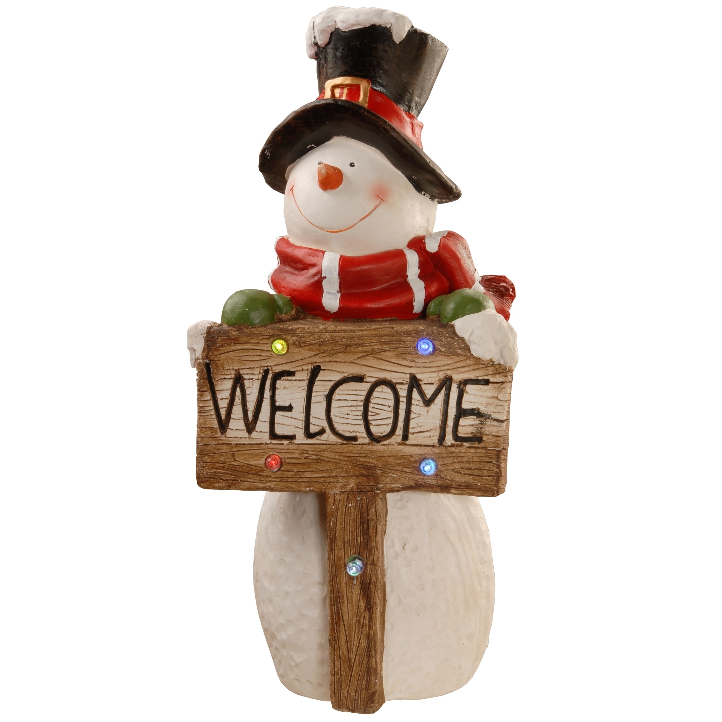 28 Lighted Snowman Décor