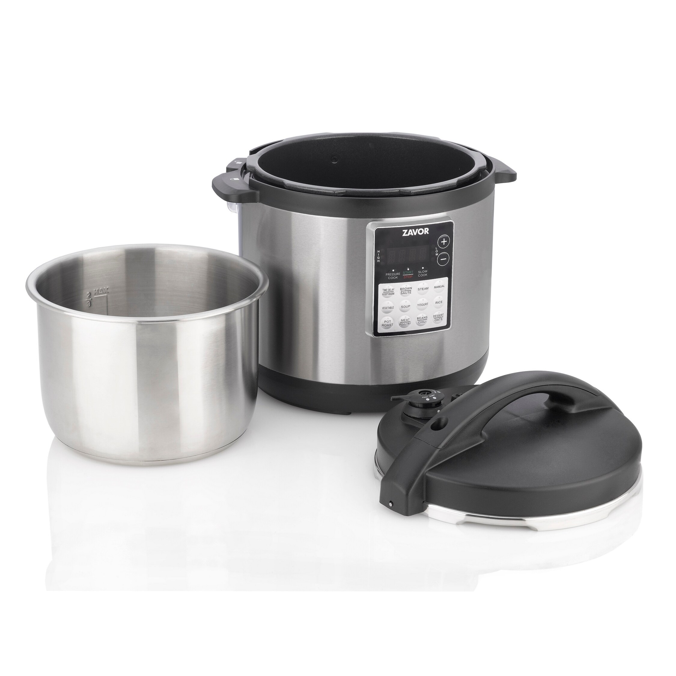 Shop ZAVOR LUX EDGE 4 Quart Multi Cooker - Free Shipping Today -  Overstock.com - 23036054