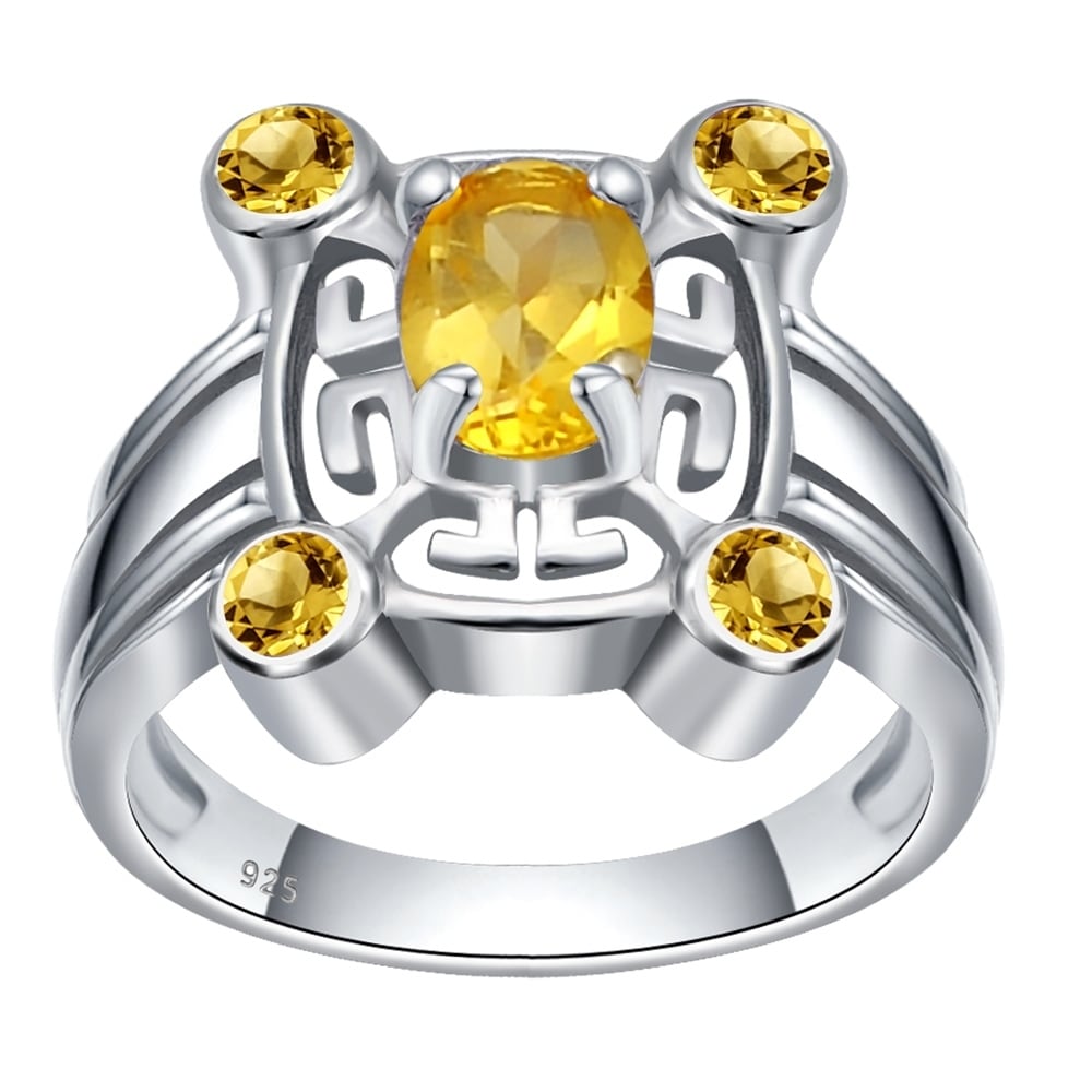 Sterling Silver 8 9ct Tgw Citrine November Birthstone Wedding Sterling Silver 8 9ct Tgw Citrine November Birthstone Wedding Ring Free Shipping On Orders Over 45 23150396