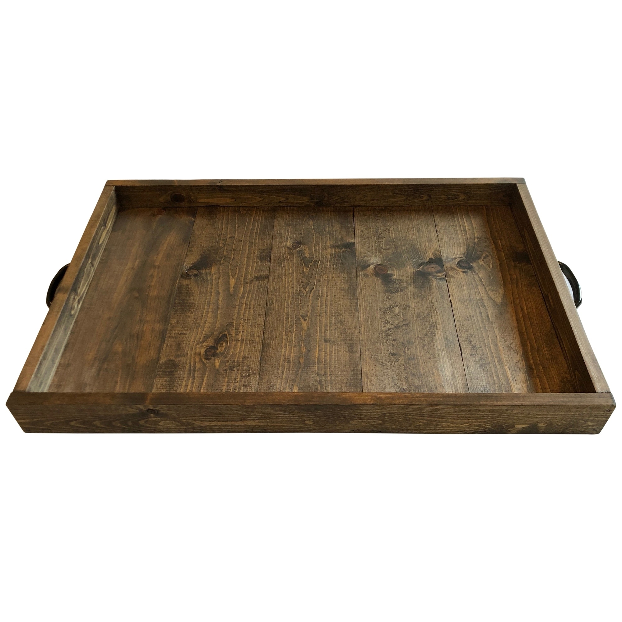 Shop Wooden Tray Farmhouse Style Free Shipping Today Overstock