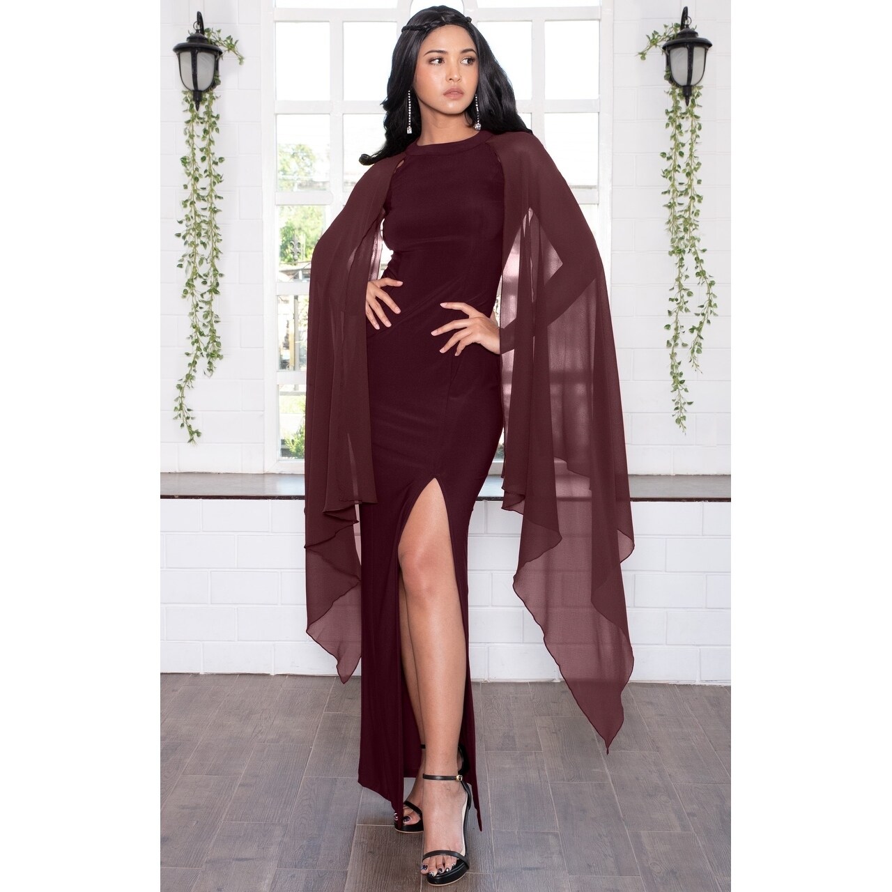 Flowy Floor Length Dress