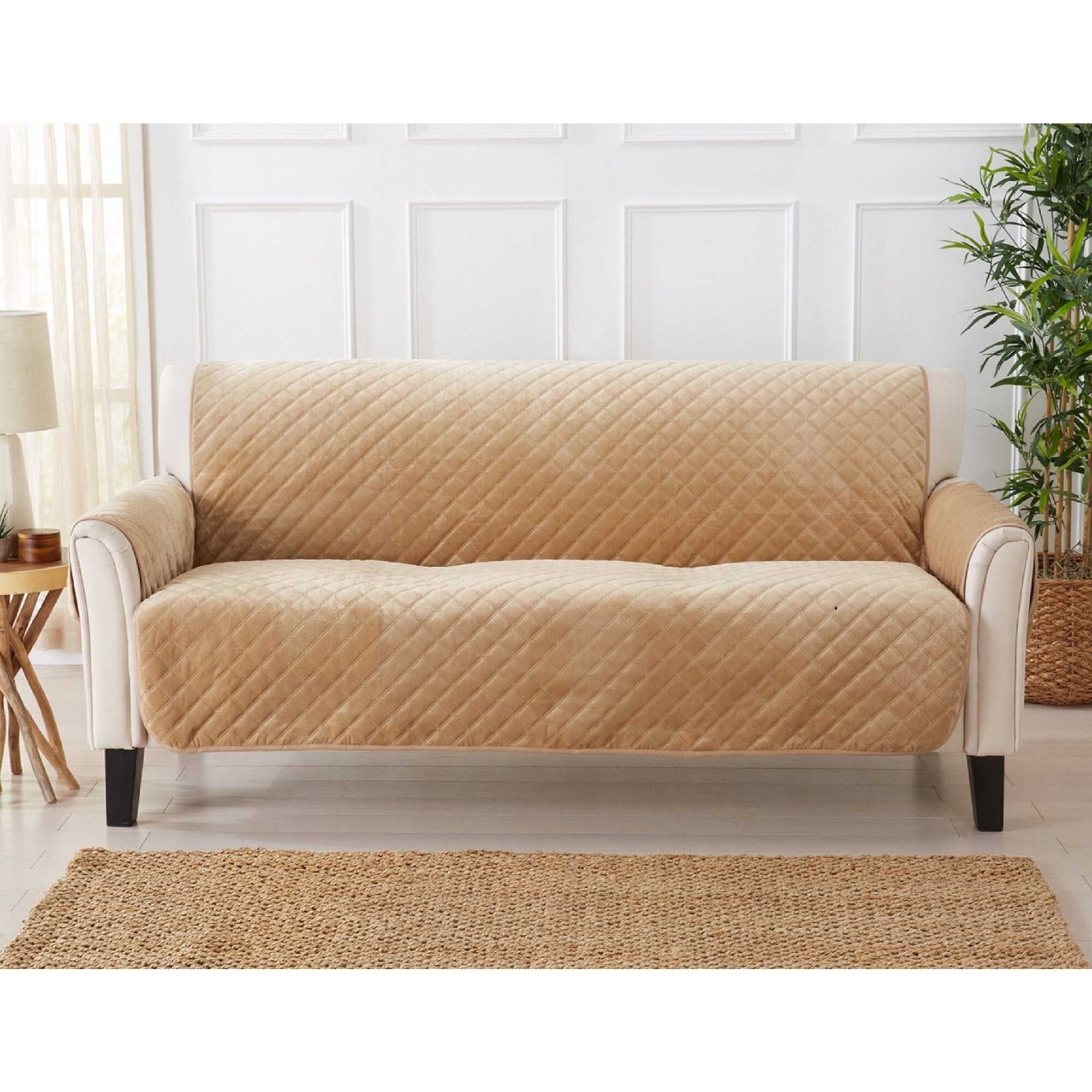 Sofa Saver Velvet Solid Furniture Protector On Sofa Saver Velvet Solid Furniture Protector On Free Shipping Today 23444192