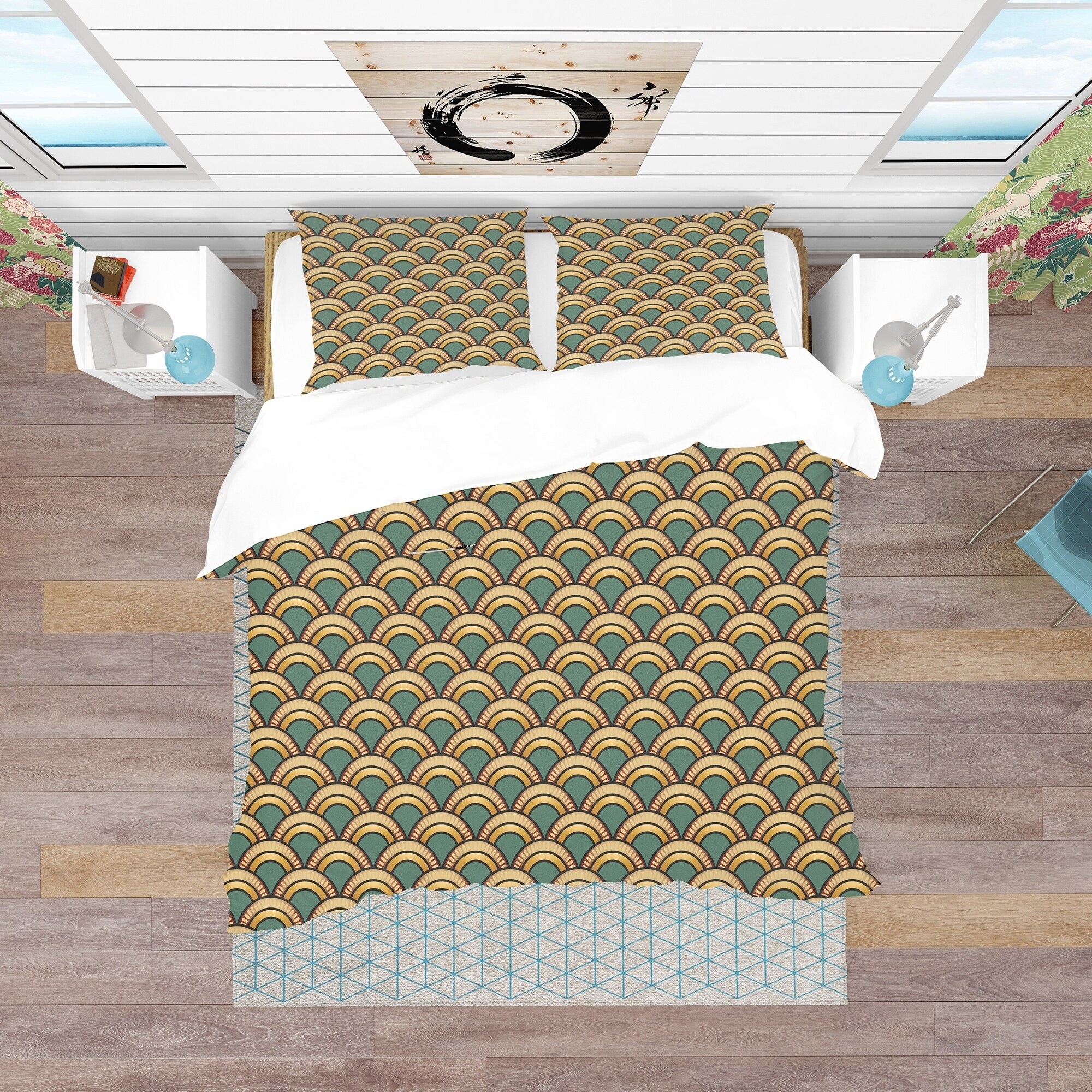 Designart Art Deco Pattern Patterned Duvet Cover Set On Designart Art Deco Pattern Patterned Duvet Cover Set On Free Shipping Today 23506282