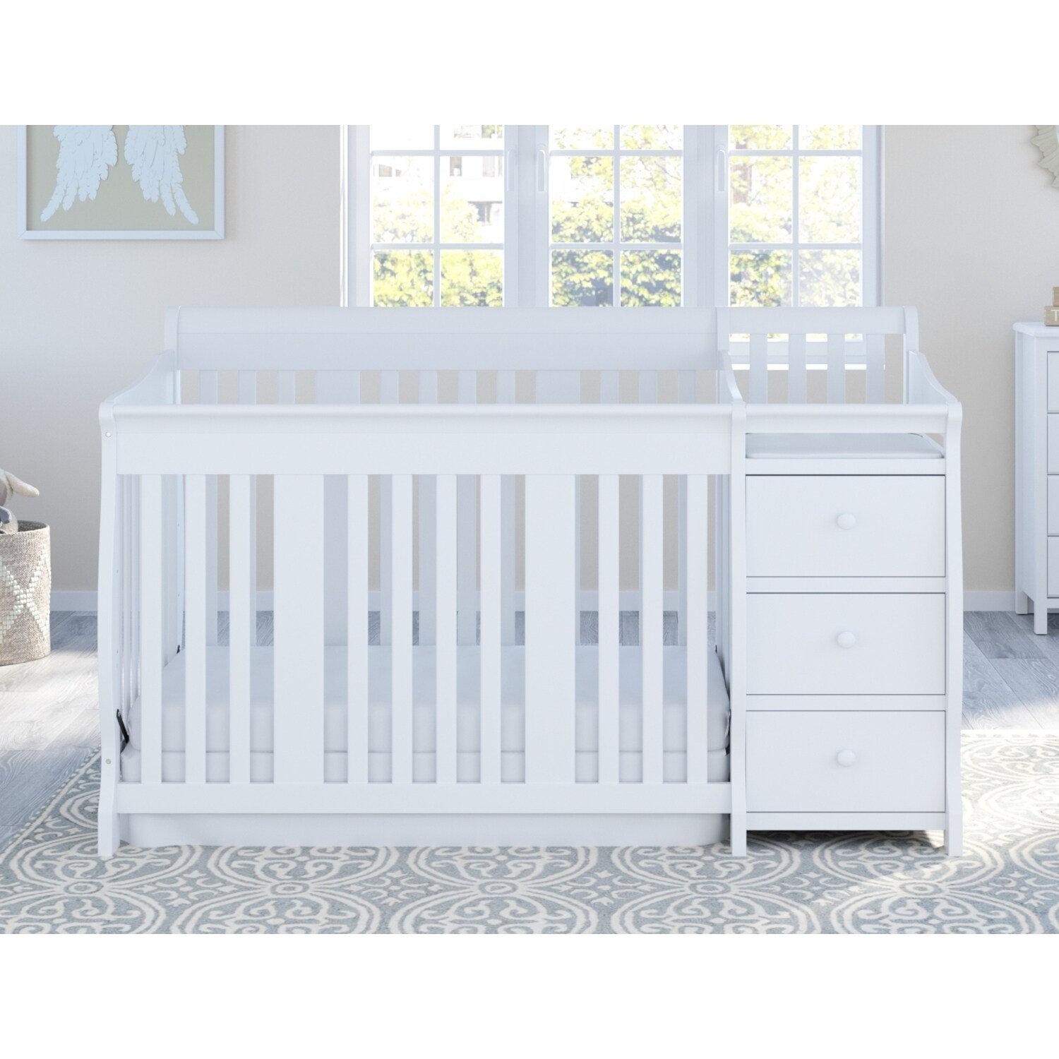 Shop Storkcraft Portofino 4 In 1 Convertible Crib And Changer