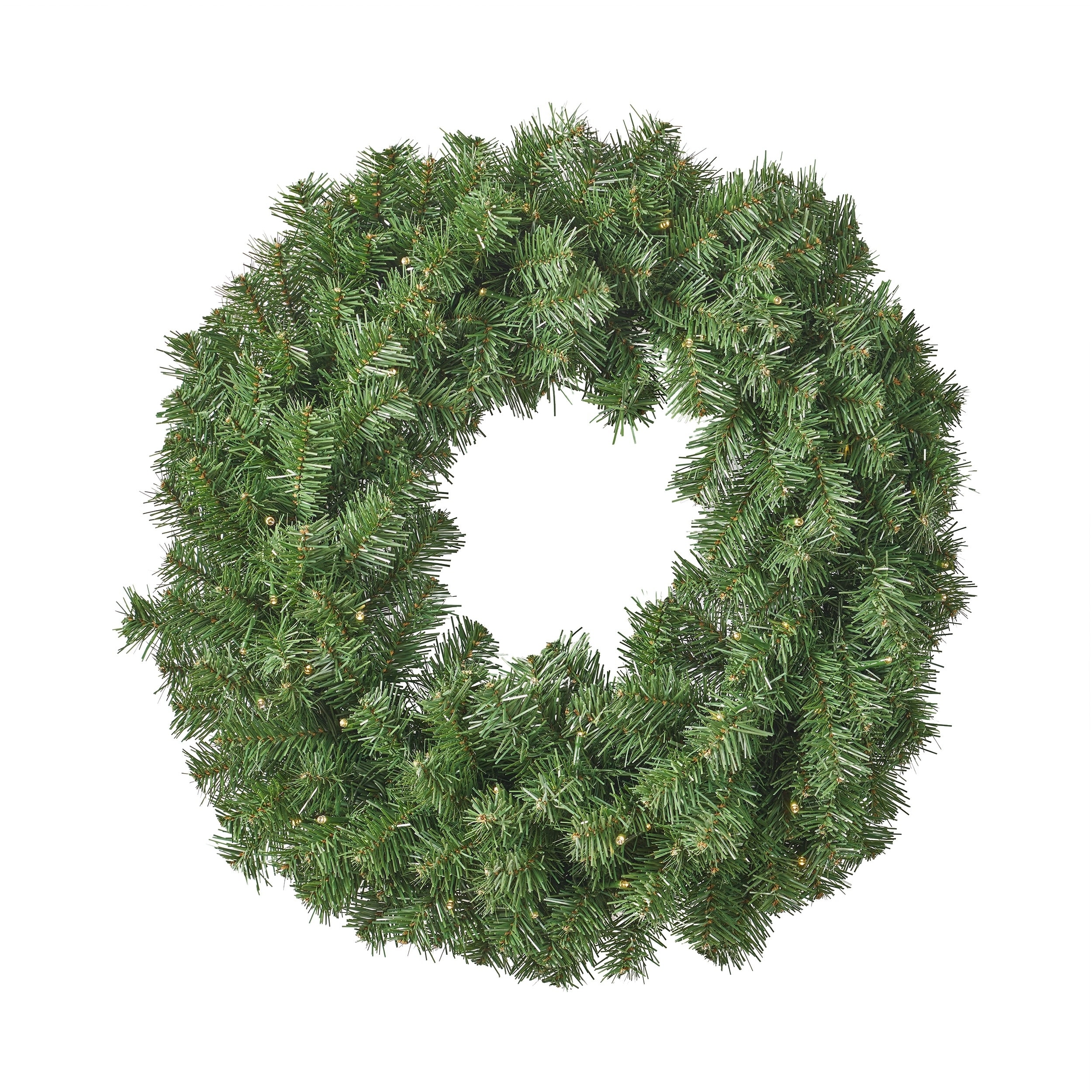 24 Le Fir Christmas Wreath W 50 Warm White Led Lights 24 Le Fir Christmas Wreath W 50 Warm White Led Lights Battery Operated Timer Included By Christopher Knight Home Free Shipping Today
