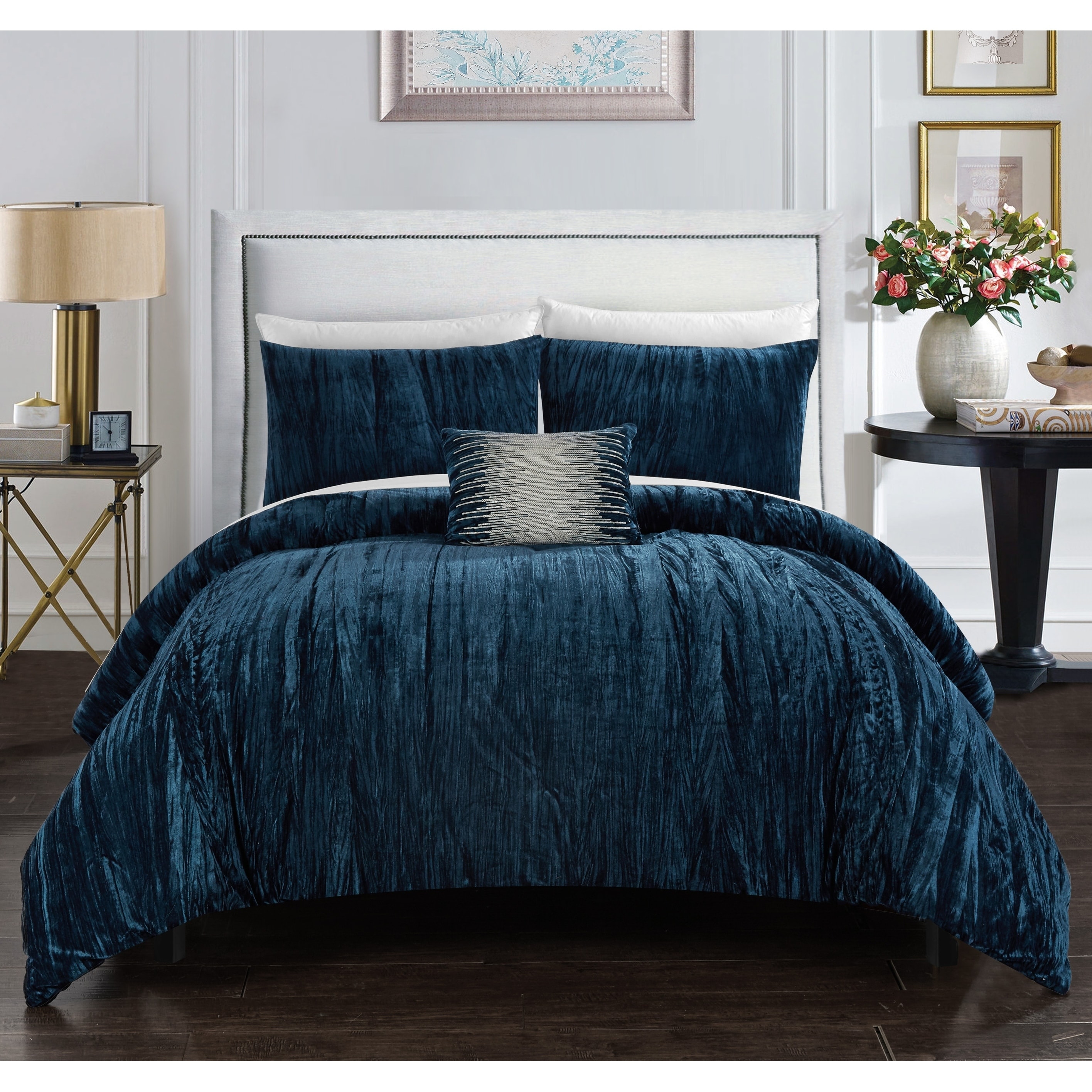 shop chic home kerk 4 piece comforter set crinkle crushed velvet bedding free shipping today overstockcom 23561620 - Velvet Bedding shop chic home kerk 4 piece comforter set crinkle crushed velvet bedding free shipping today overstockcom 23561620 - Velvet Bedding