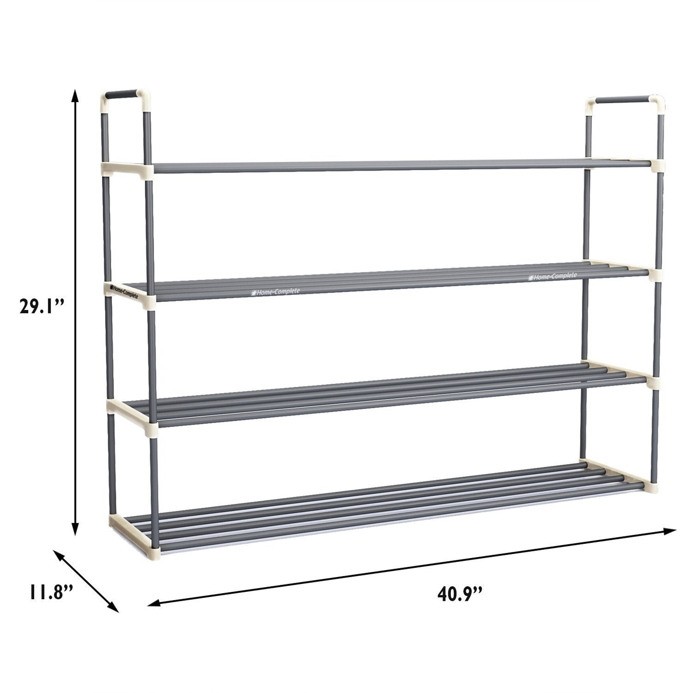 Shop Black Friday Deals On Shoe Rack With 4 Shelves Four Tiers For 24 Pairs Home Complete 4 Tier Overstock 24071816