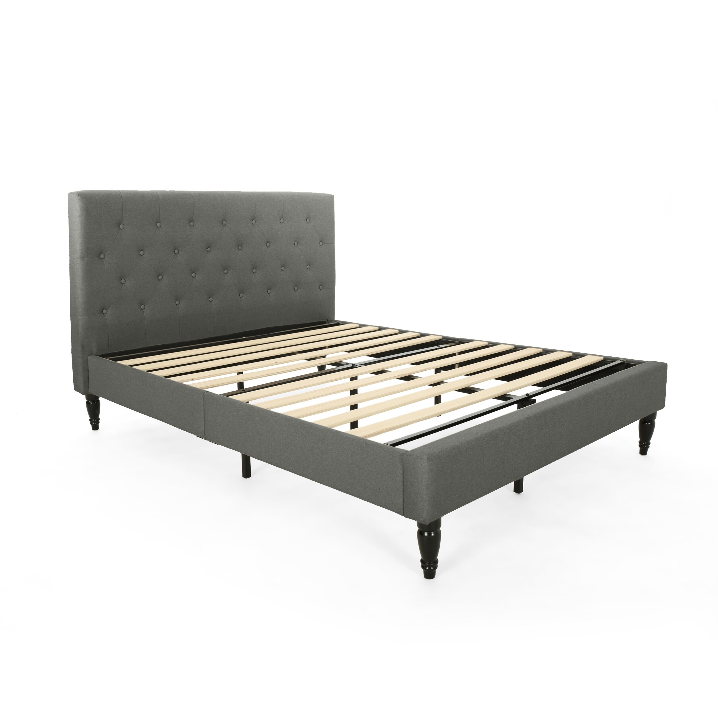 Atterbury Contemporary Fully Upholstered Low Profile Queen Size Atterbury Contemporary Fully Upholstered Low Profile Queen Size Platform Bed Frame By Christopher Knight Home On Free Shipping Today