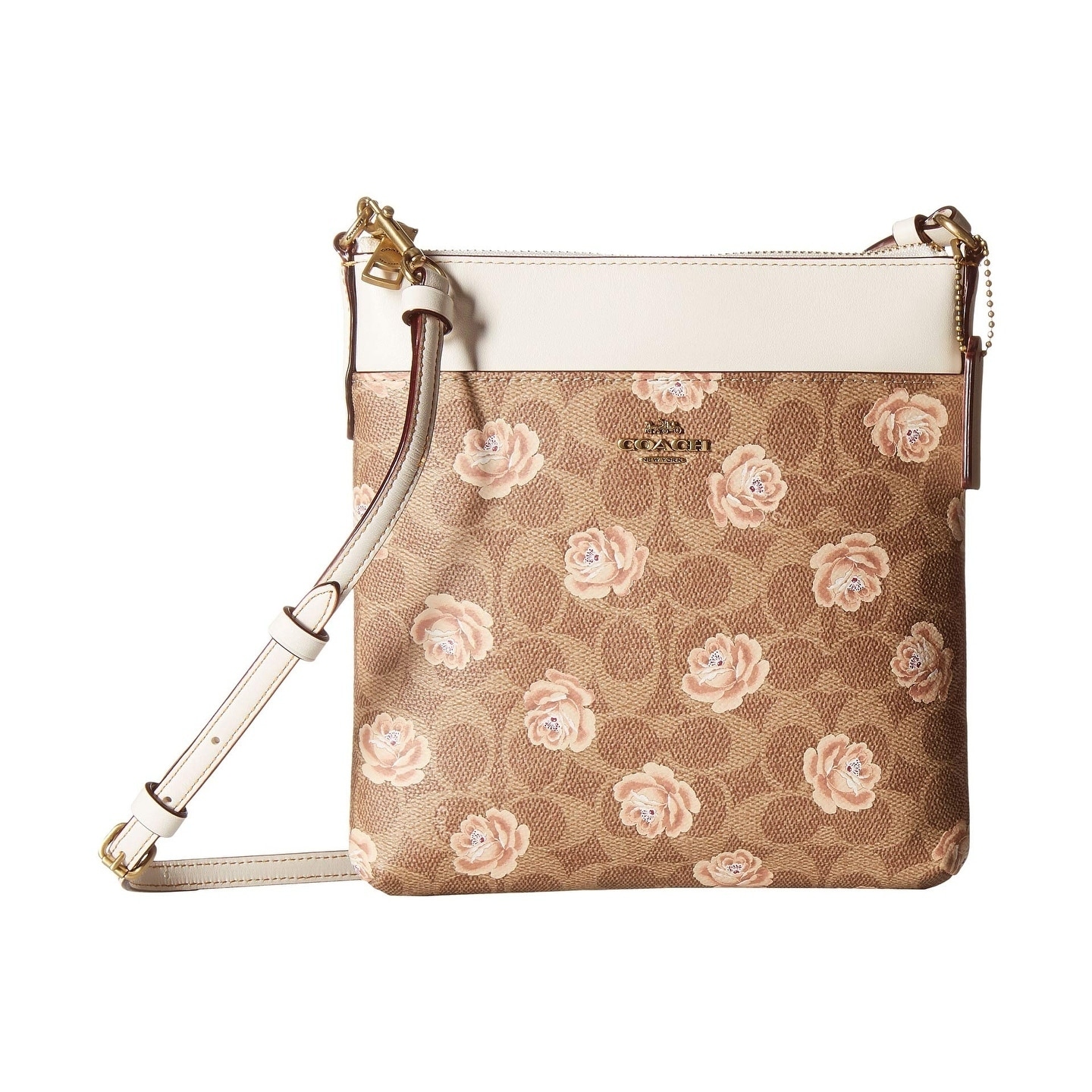 Shop COACH Messenger Crossbody in Coated Canvas Signature with Print - Free Shipping Today - Overstock.com - 24258275