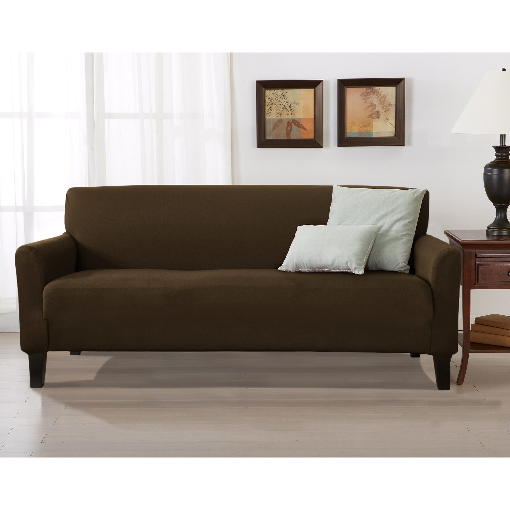 Home Fashion Designs Brenna Solid Collection Stretch Form Home Fashion Designs Brenna Solid Collection Stretch Form Ed Sofa Slipcover On Free Shipping Orders Over 45 24301660