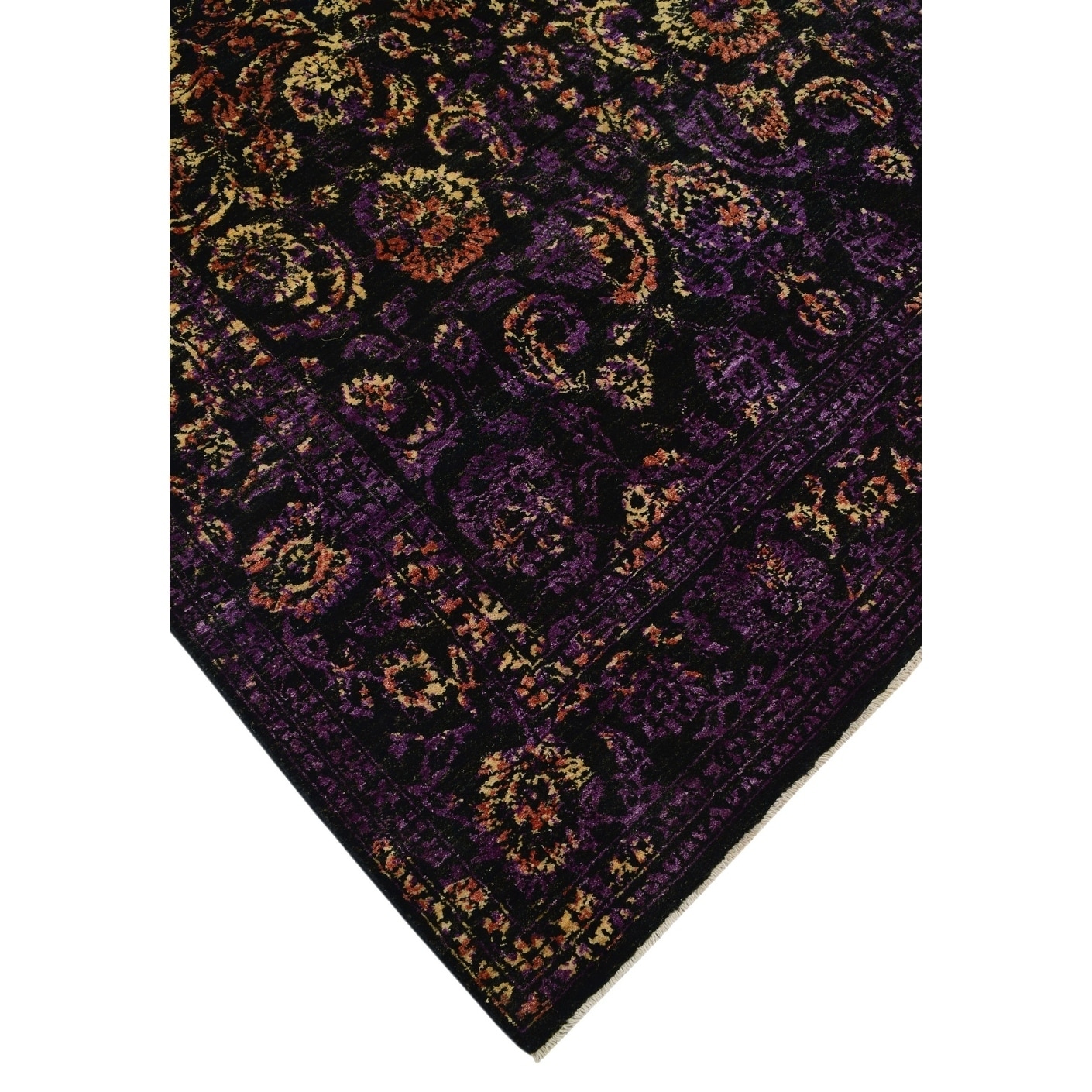 Noori Rug Aria Fine Chobi Juniper Black Purple 6 2 X 9 4 Noori Rug Aria Fine Chobi Juniper Black Purple 6 2 X 9 4 Free Shipping Today 24305057