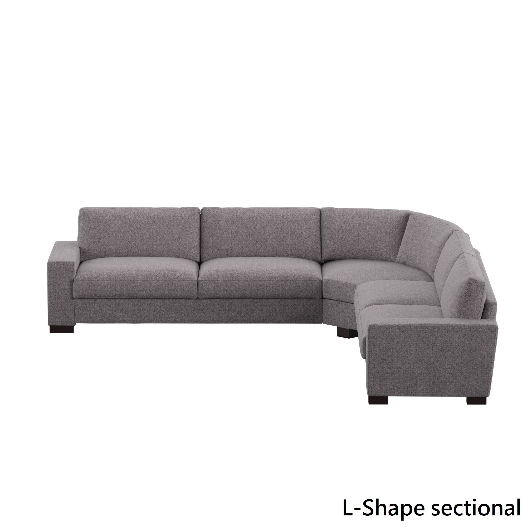 Ashton Grey Fabric Double Sided Down Feather Modular Sectional Ashton Grey Fabric Double Sided Down Feather Modular Sectional By Inspire Q On Free Shipping Today 25321621