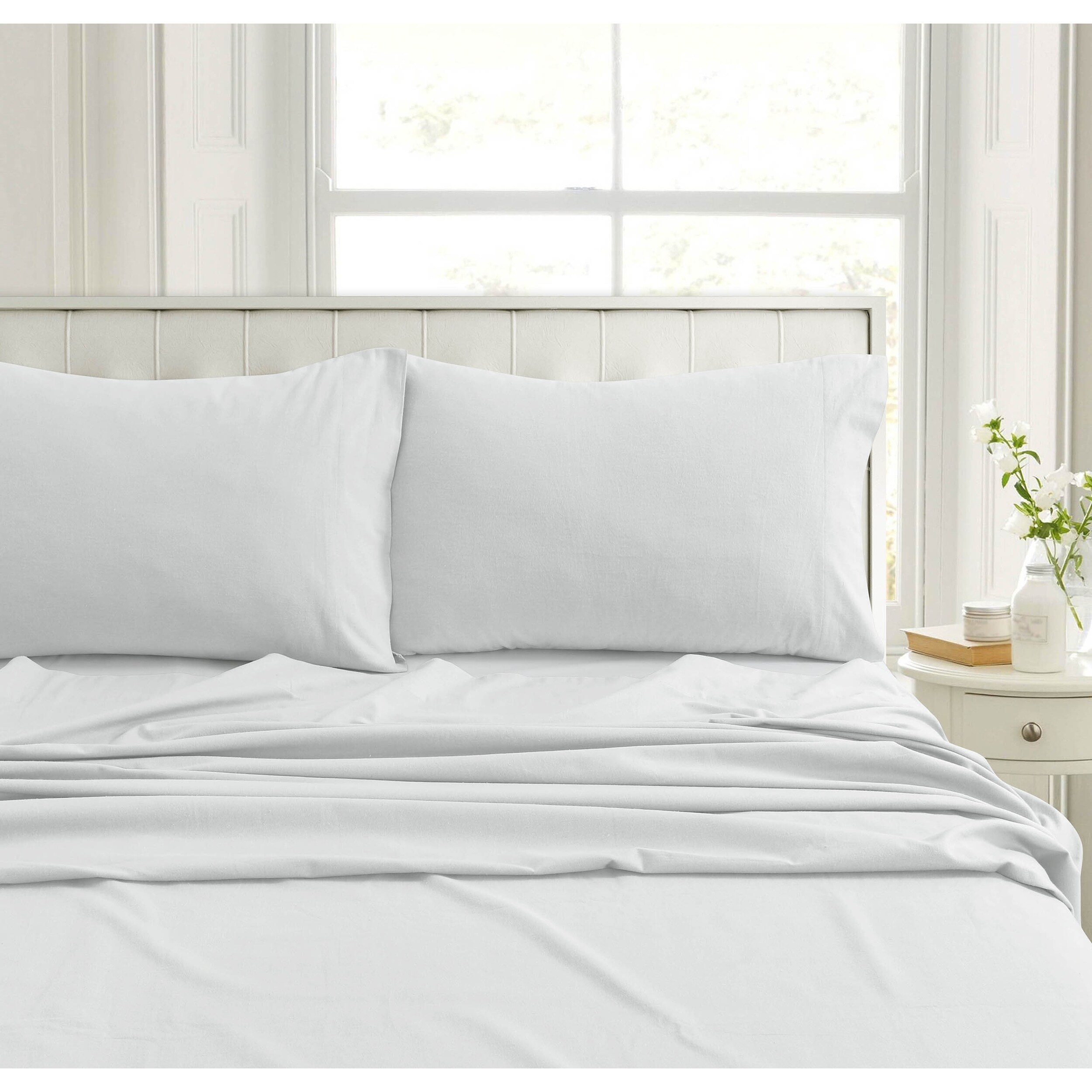 shop heavyweight 200 gsm cotton flannel solid or printed pillowcases