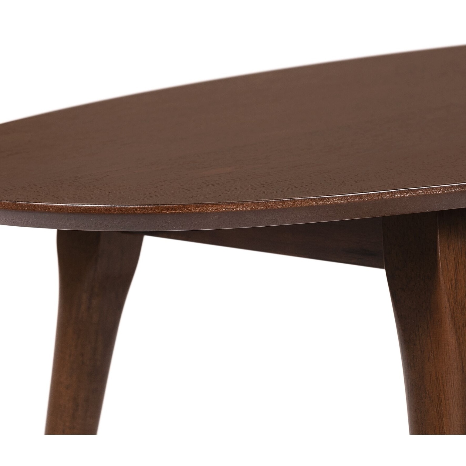 Elle Decor Clemintine Mid Century Oval Coffee Table With Br Elle Decor Clemintine Mid Century Oval Coffee Table With Br Accents Free Shipping Today 25559708