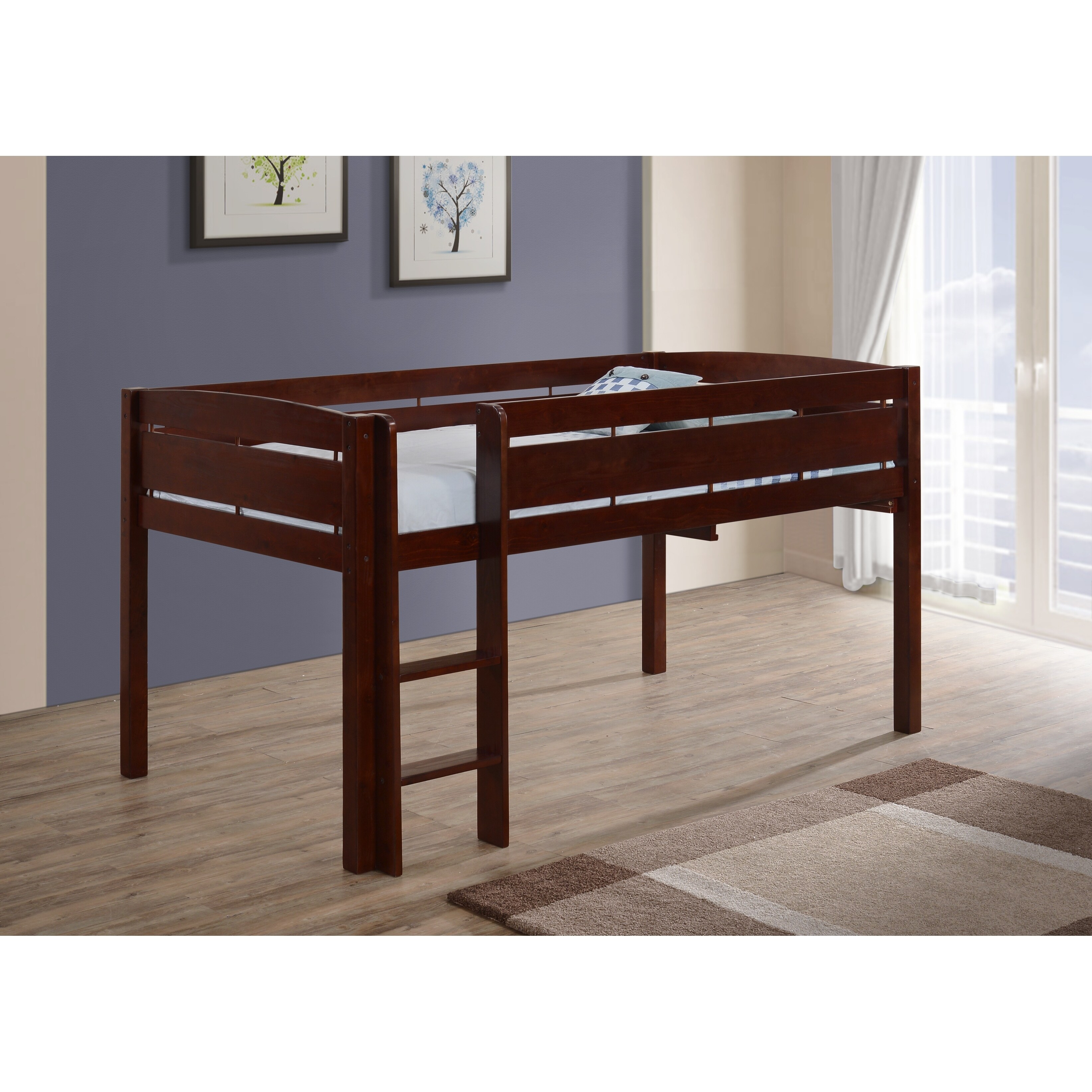 Canwood Whistler Junior Loft Bed Compatible With Twin Sized Canwood Whistler Junior Loft Bed Compatible With Twin Sized Mattress Featuring Underbed Storage Organization