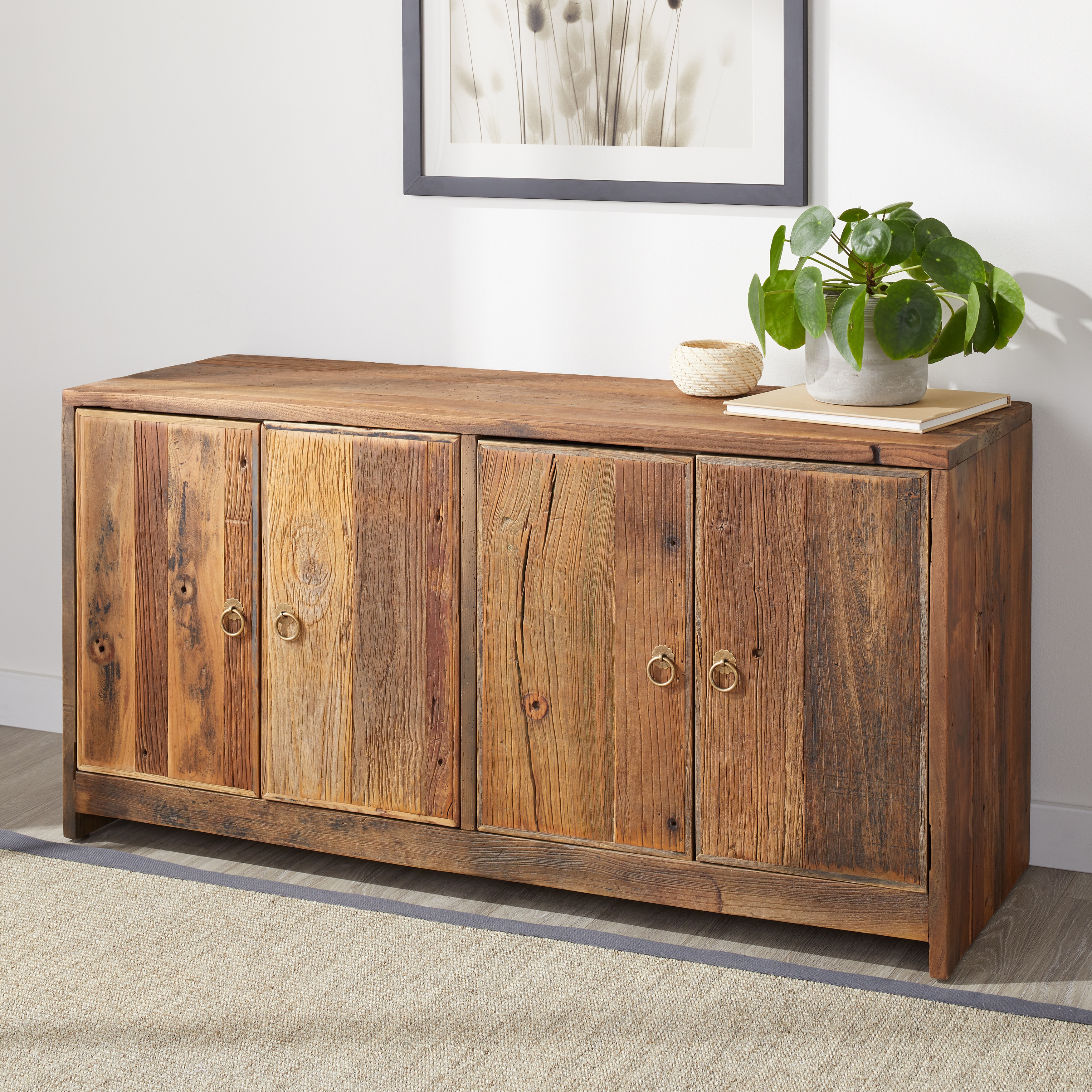 Reclaimed Rustic Sofa Table