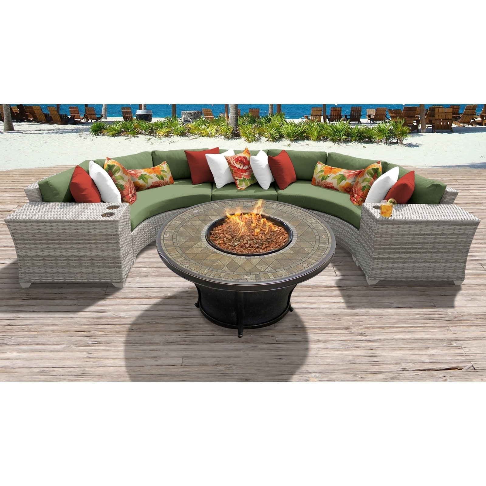 Fairmont 6 Piece Outdoor Wicker Patio Furniture Set 06a Free Fairmont 6 Piece Outdoor Wicker Patio Furniture Set 06a Free Shipping Today 26274051