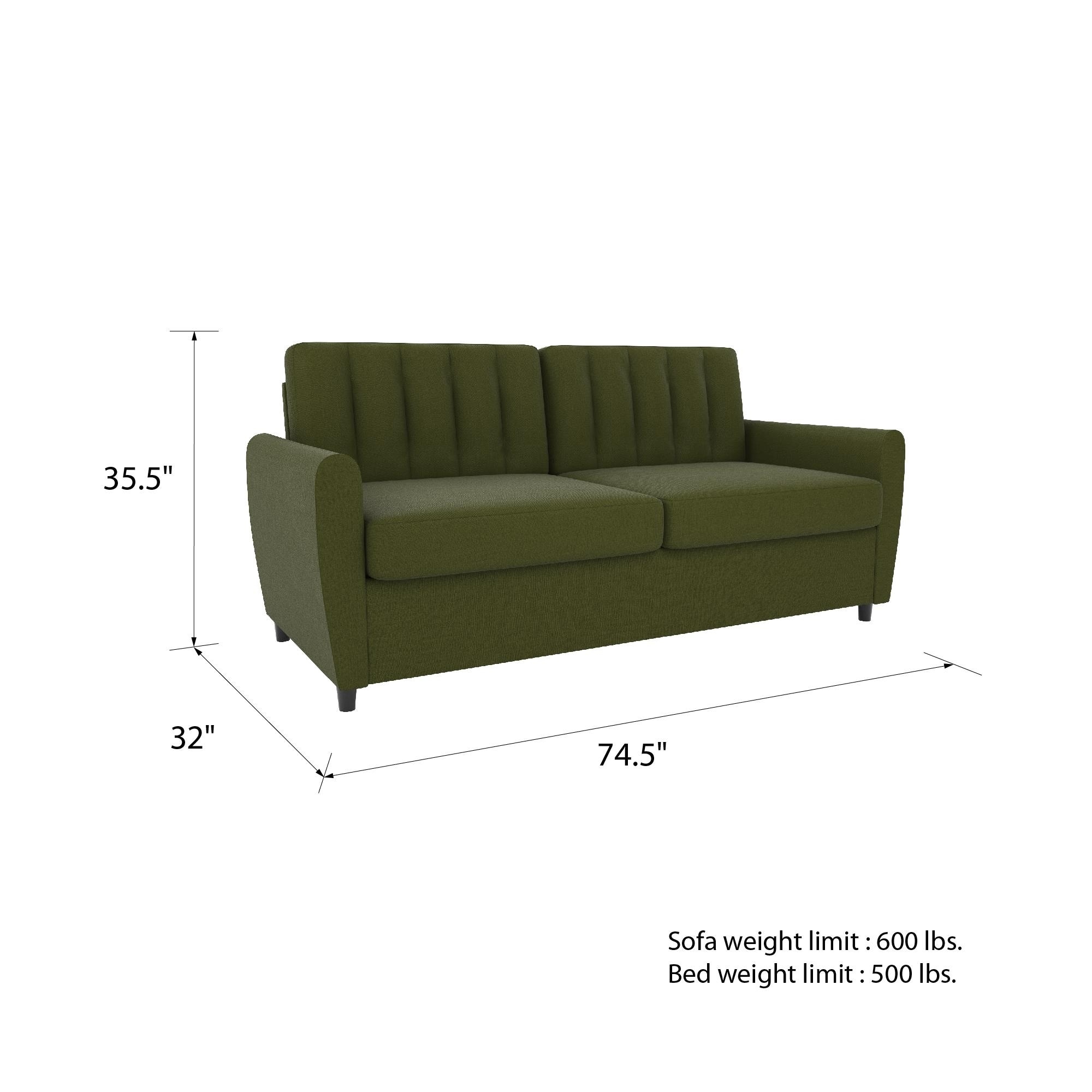 Novogratz Brittany Certipur Us Memory Foam Queen Sleeper Sofa Novogratz Brittany Certipur Us Memory Foam Queen Sleeper Sofa On Free Shipping Today 26299574